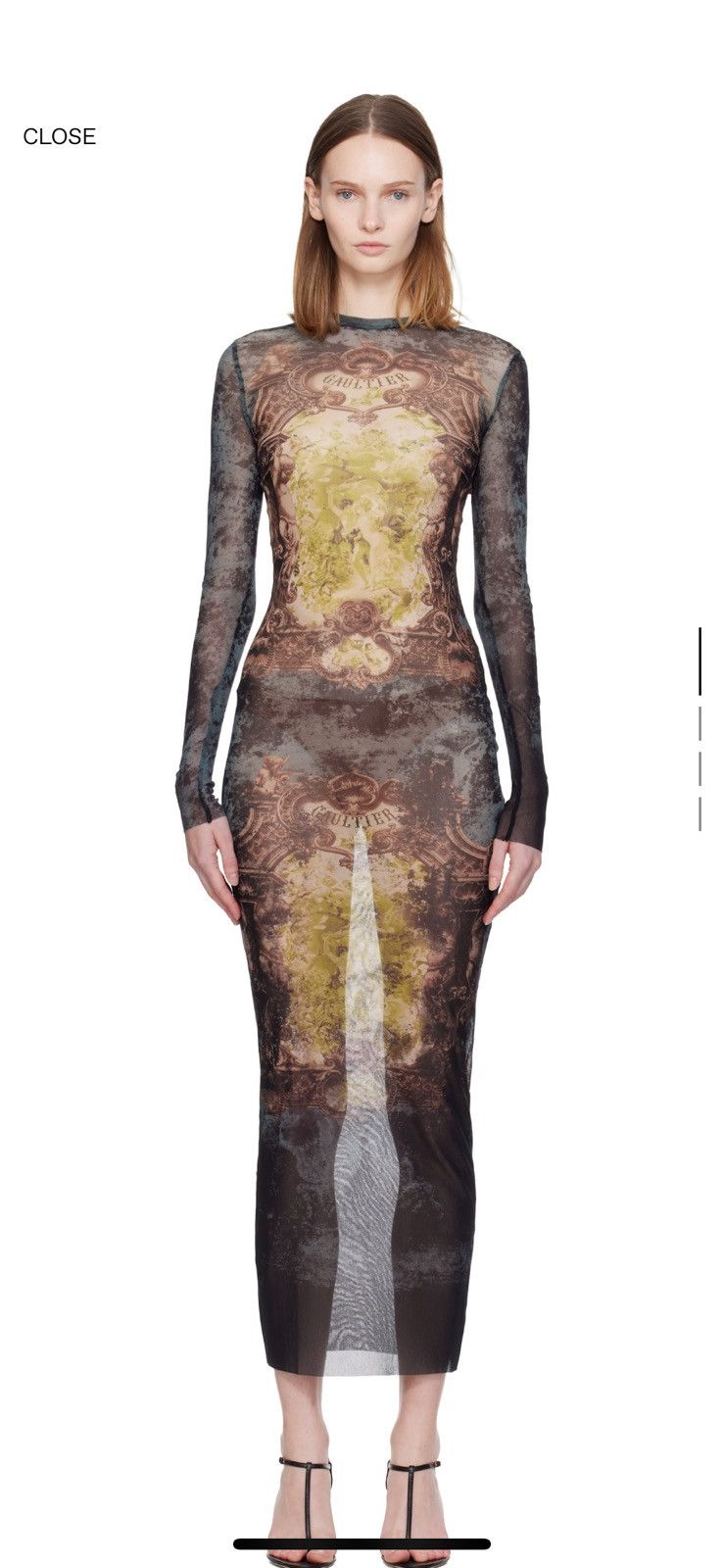 Jean Paul Gaultier “The Long Medallion” Maxi Dress