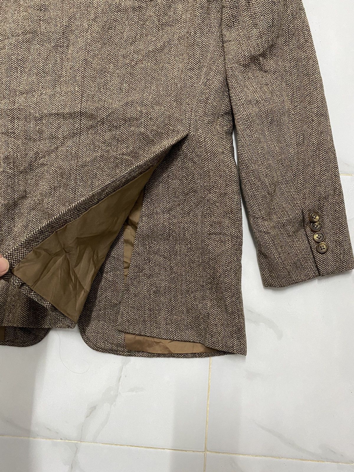 Polo Ralph Lauren Vintage Polo Ralph Lauren Tweed Wool Coat Blazer Jacket Size US S / EU 44-46 / 1 - 8 Thumbnail