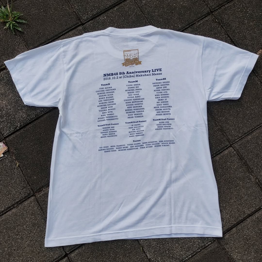Band Tees NMB48 8th Anniversary 2018 Tee Size US M / EU 48-50 / 2 - 3 Thumbnail