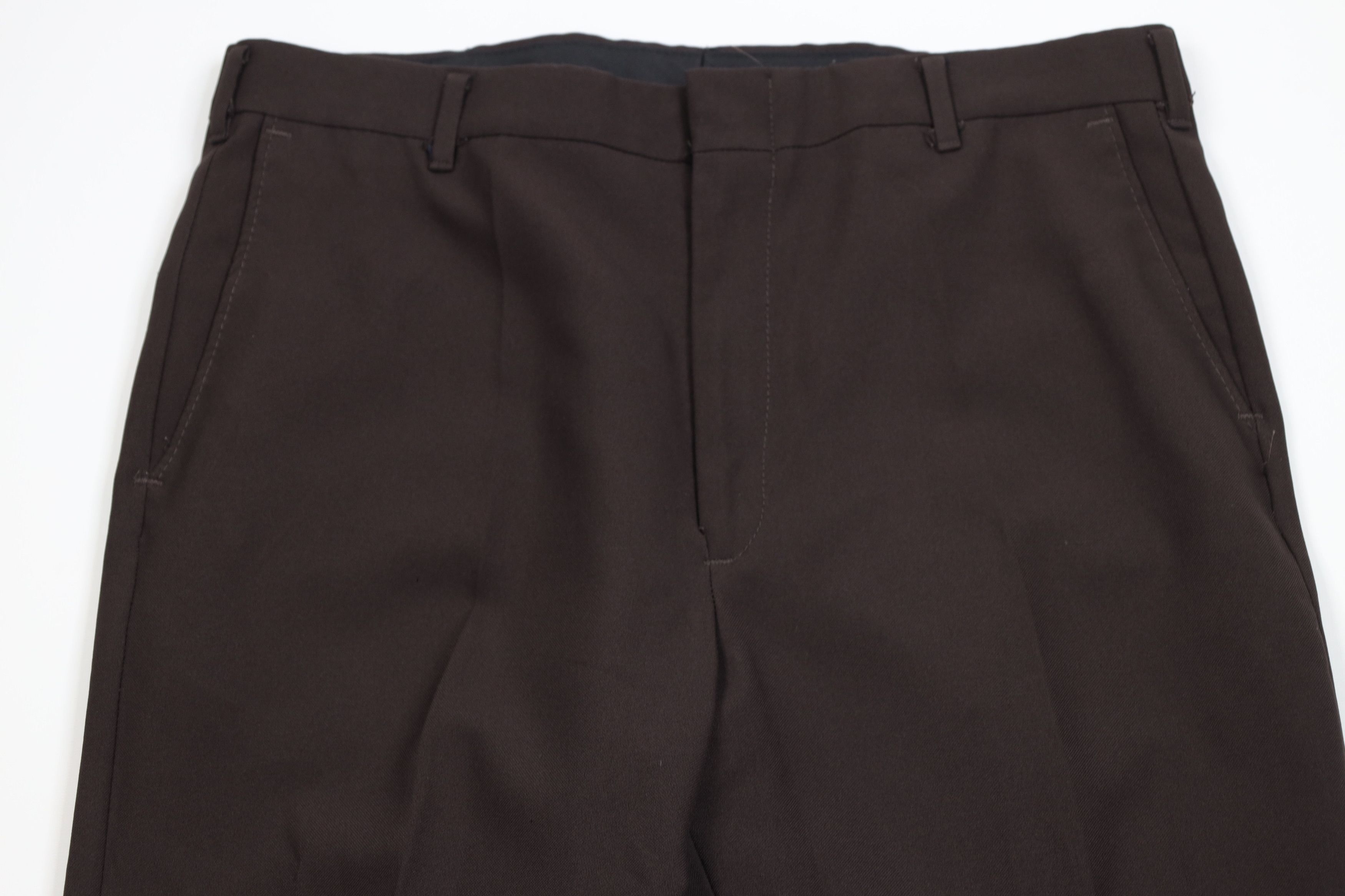 Vintage Vintage 70s Streetwear Flared Wide Leg Chino Pants Brown USA Size US 36 / EU 52 - 2 Thumbnail