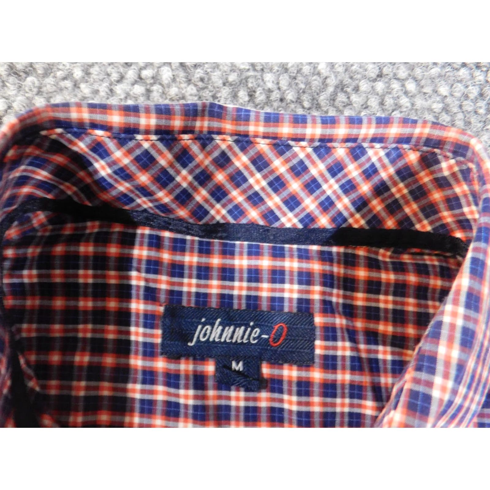 johnnie-O johnnie-O Shirt Medium Red Button Up Mens Logo Cali Casual Surf Plaid Size US M / EU 48-50 / 2 - 4 Thumbnail