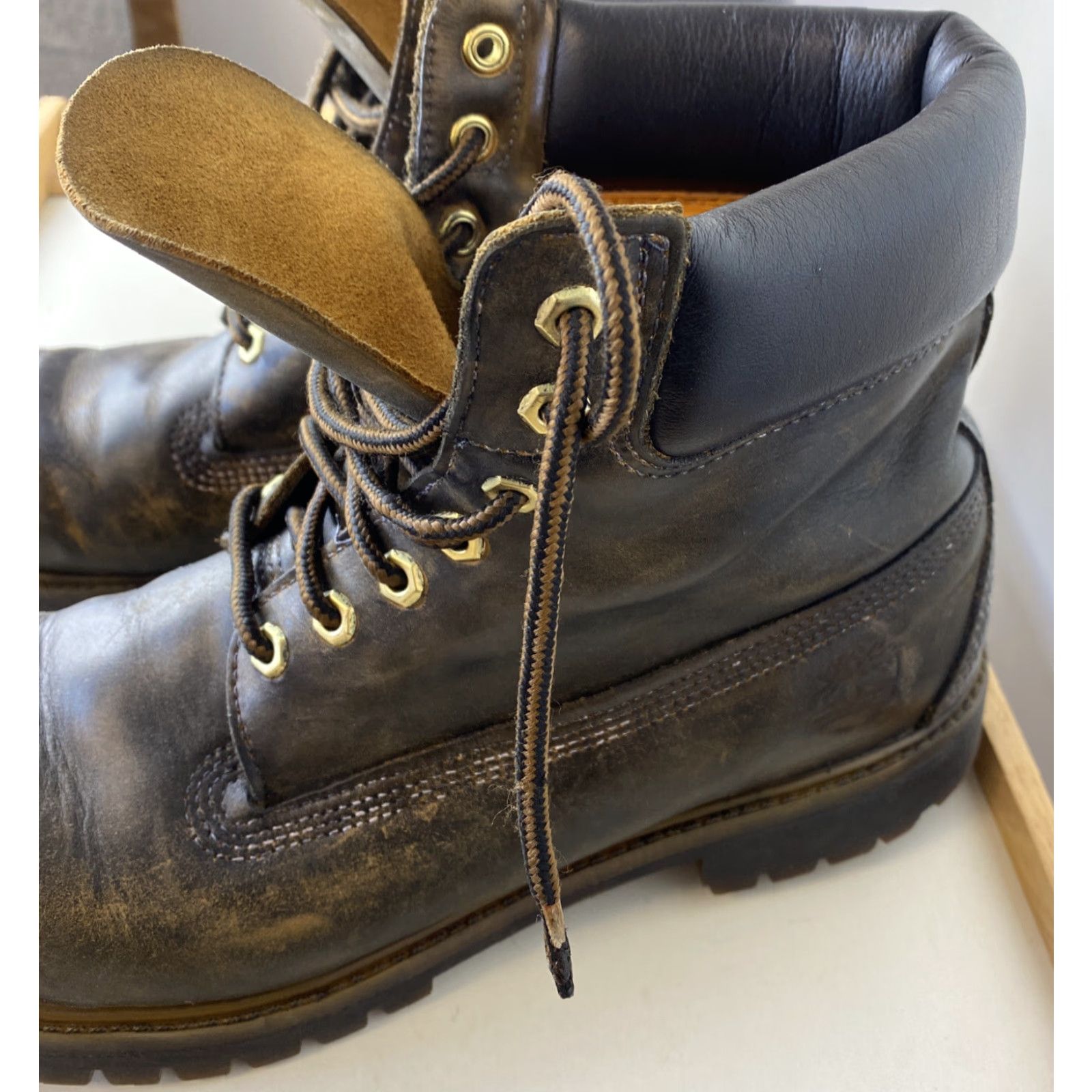 Timberland Timberland Boots Men Brown 400 Gram Primaloft Waterproof 6" Size 11.5 M /S1 TB019039 001 Size US 11.5 / EU 44-45 - 3 Thumbnail