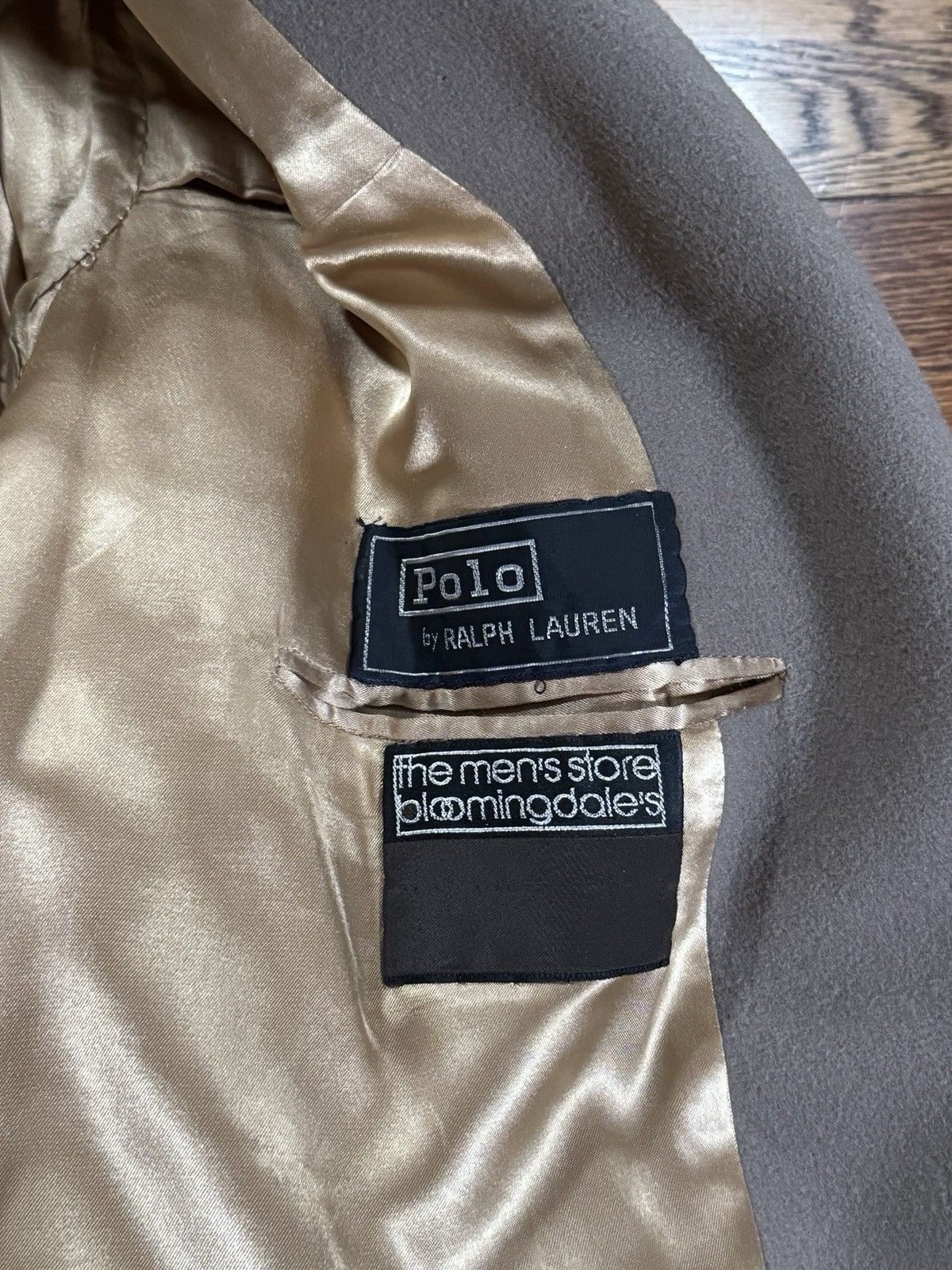 Polo Ralph Lauren Mens Vintage Polo Ralph Lauren Gray Wool Peacoat Jacket 42 Size US L / EU 52-54 / 3 - 11 Thumbnail