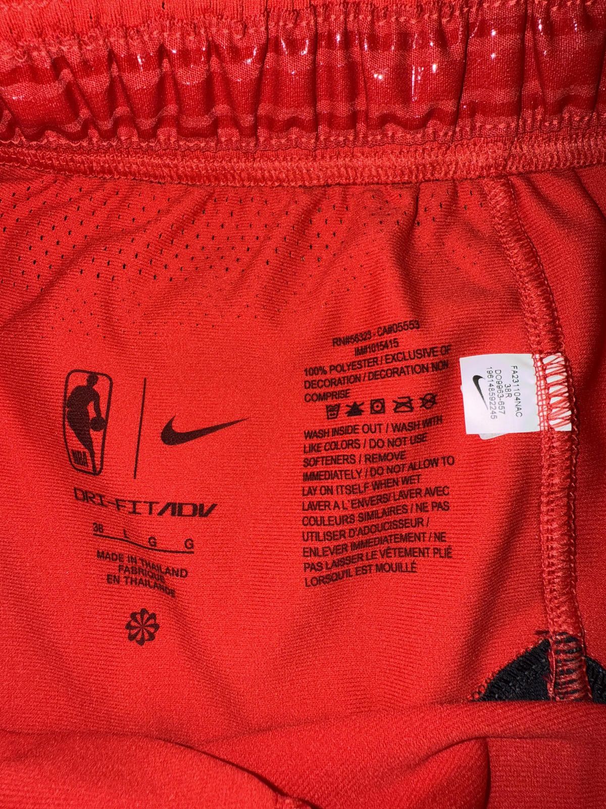 Nike Nike Men's NBA Toronto Raptor Dri-Fit ADV Team Issued Shorts Size US 34 / EU 50 - 5 Thumbnail