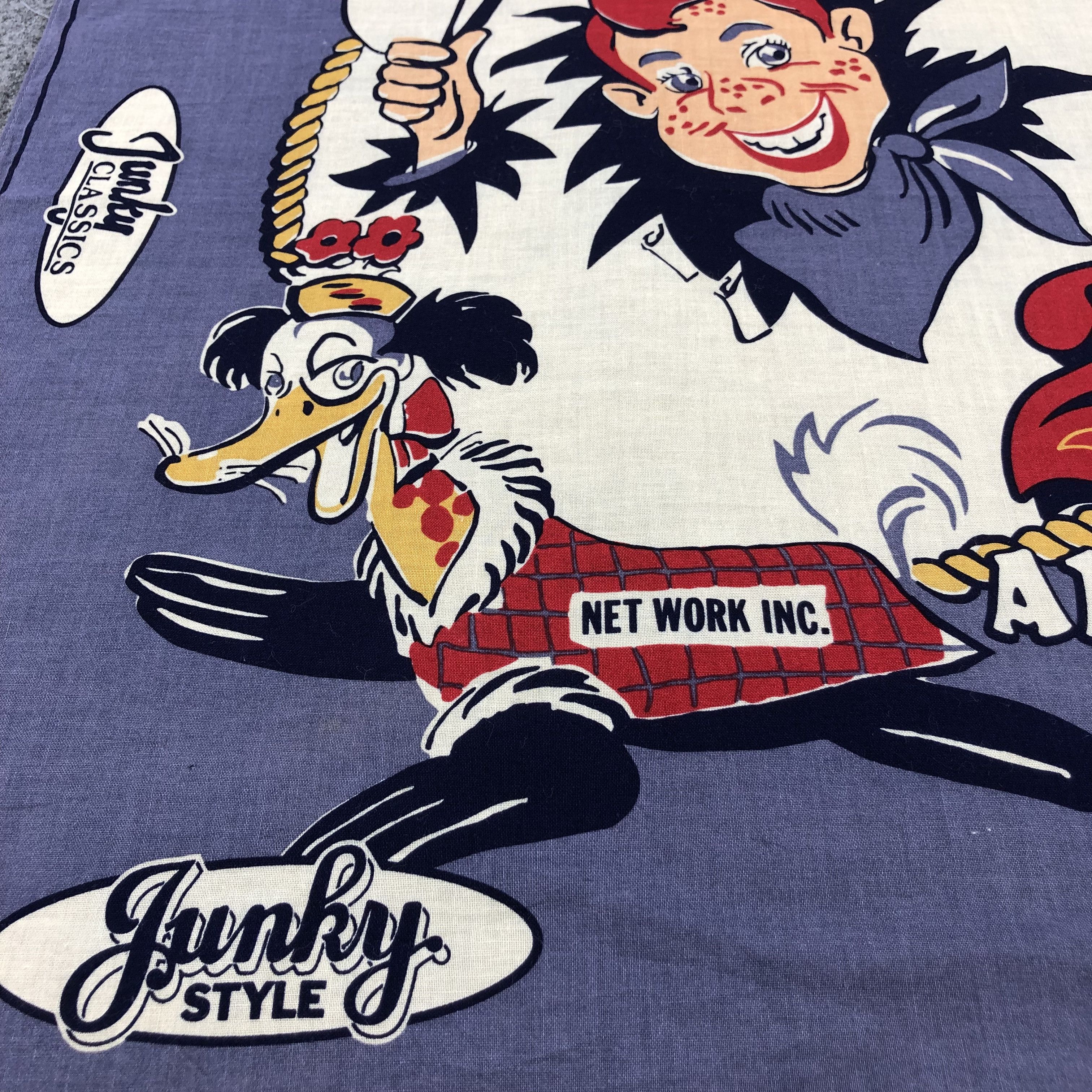 Anime × Vintage Junky 25th Anniversary Handkerchief Neckerchief Bandana X25 Size ONE SIZE - 4 Thumbnail