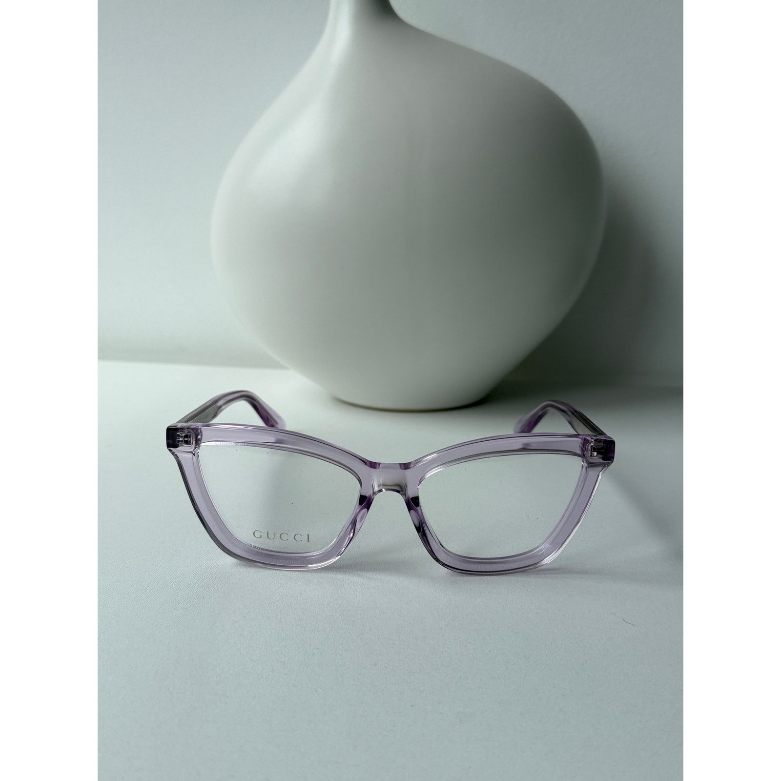 Gucci NEW Gucci GG1686O Lilac Purple Cat Eye Eyeglasses Frames Size ONE SIZE - 5 Thumbnail
