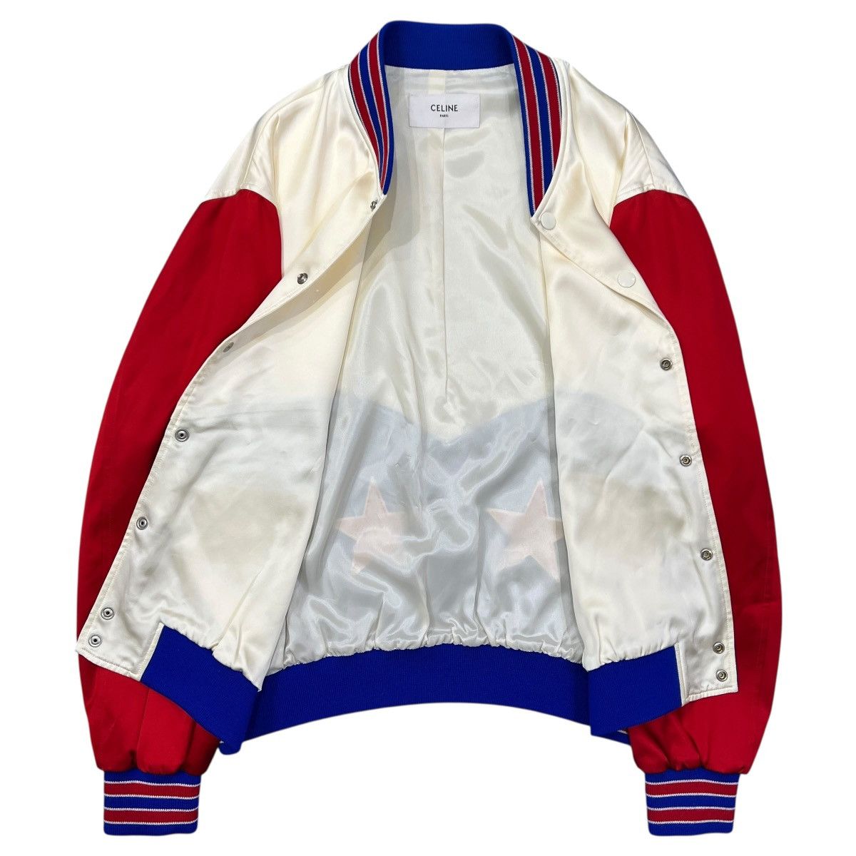 Celine CELINE 23SS HEDI SLIMANE Souvenir Satin Teddy Bomber Jacket Size US L / EU 52-54 / 3 - 5 Thumbnail