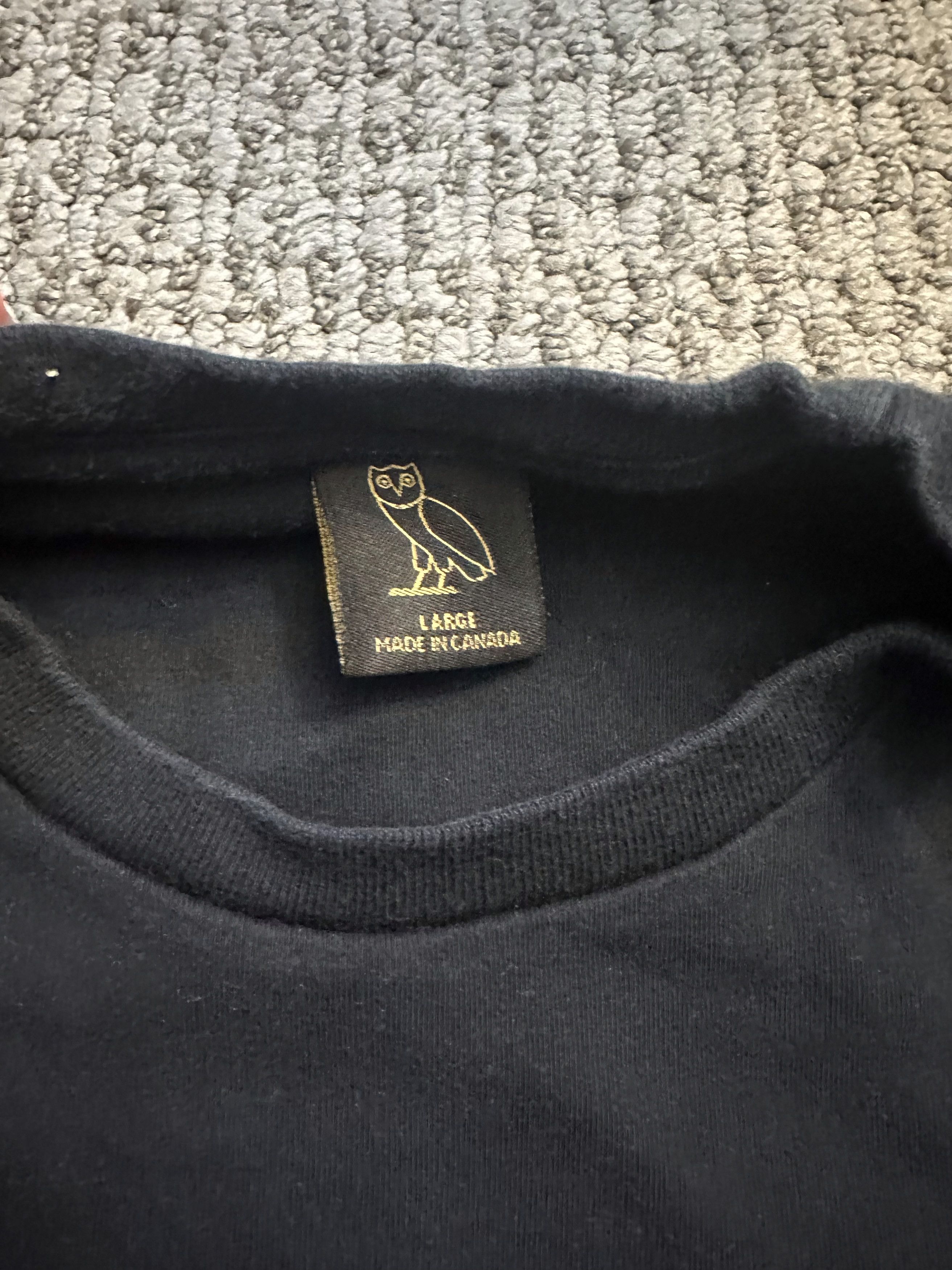 October's Very Own Black OVO Long Sleeve Size US L / EU 52-54 / 3 - 2 Thumbnail