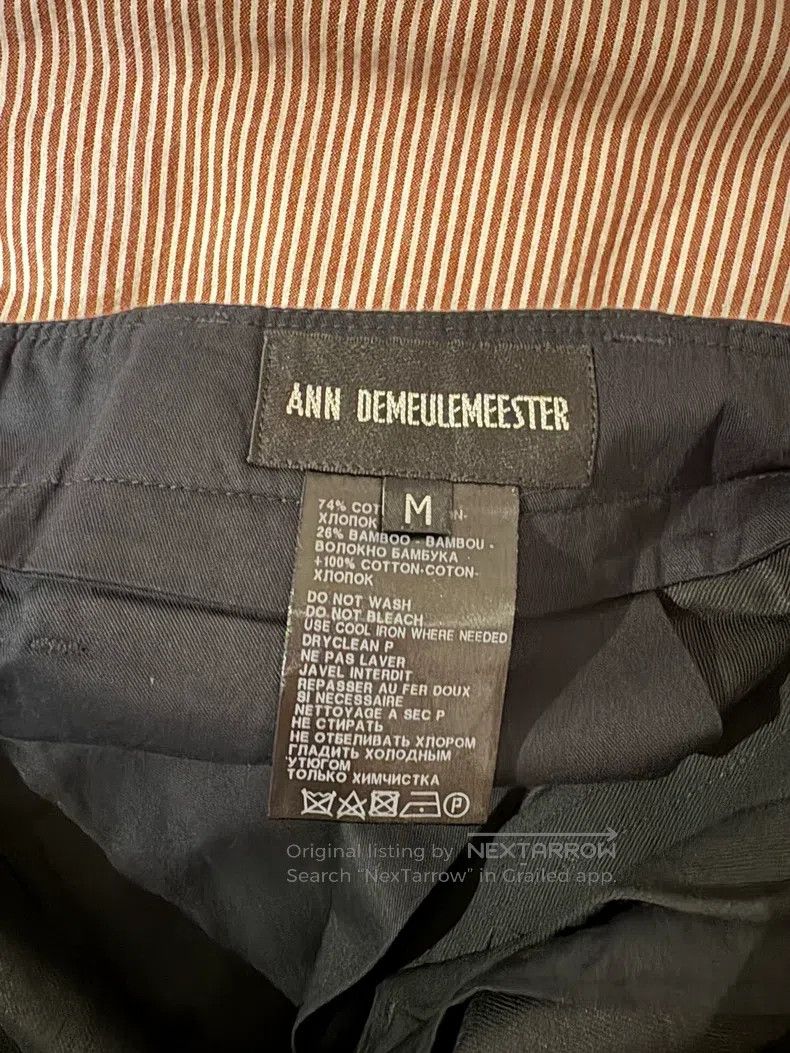 Ann Demeulemeester Ann Demeulemeester size M Black Casual Pants Size 24" / US 00 / IT 34 - 4 Thumbnail