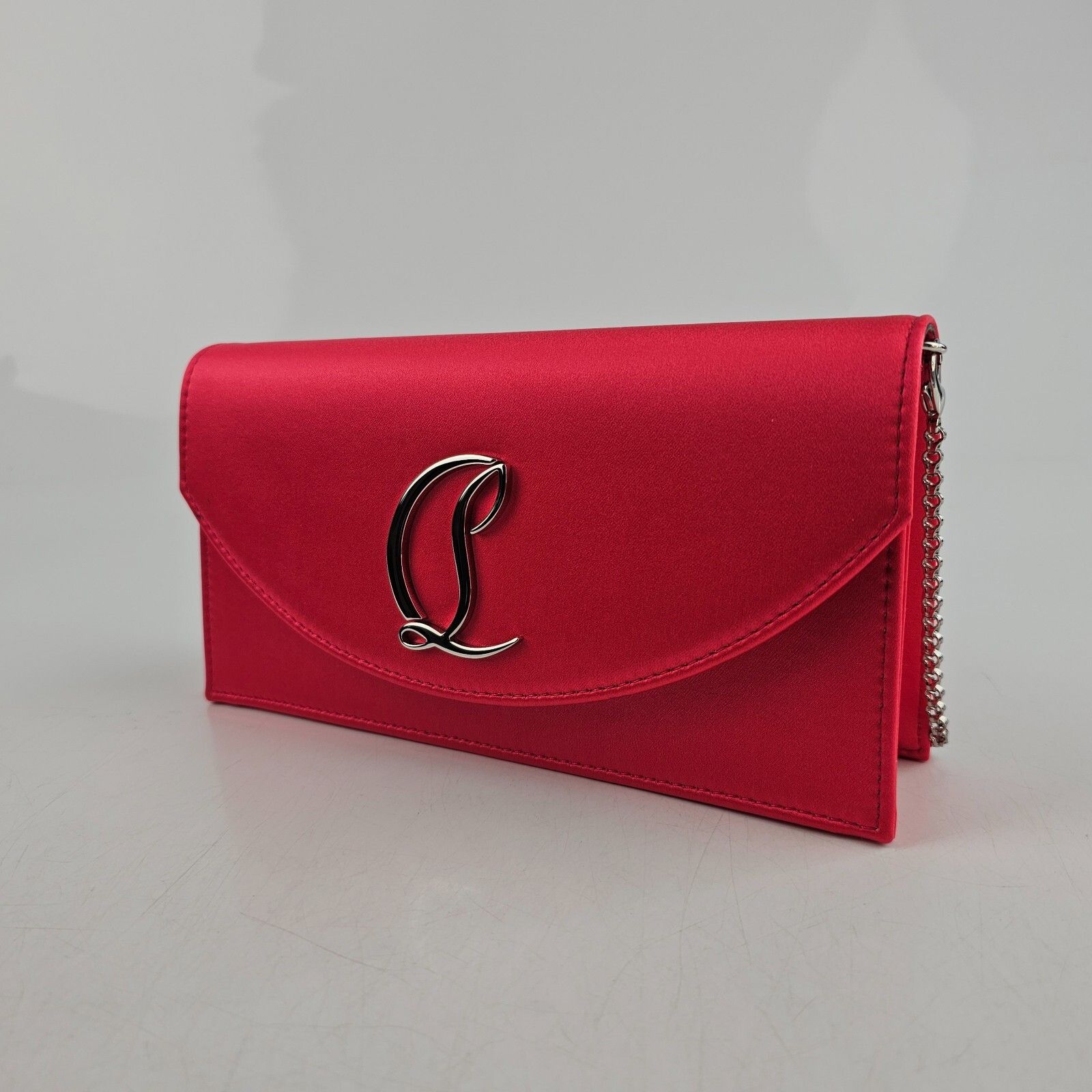 Christian Louboutin CHRISTIAN LOUBOUTIN Loubi54 Venus Pink Satin Shoulder Bag Ne Size ONE SIZE - 4 Thumbnail