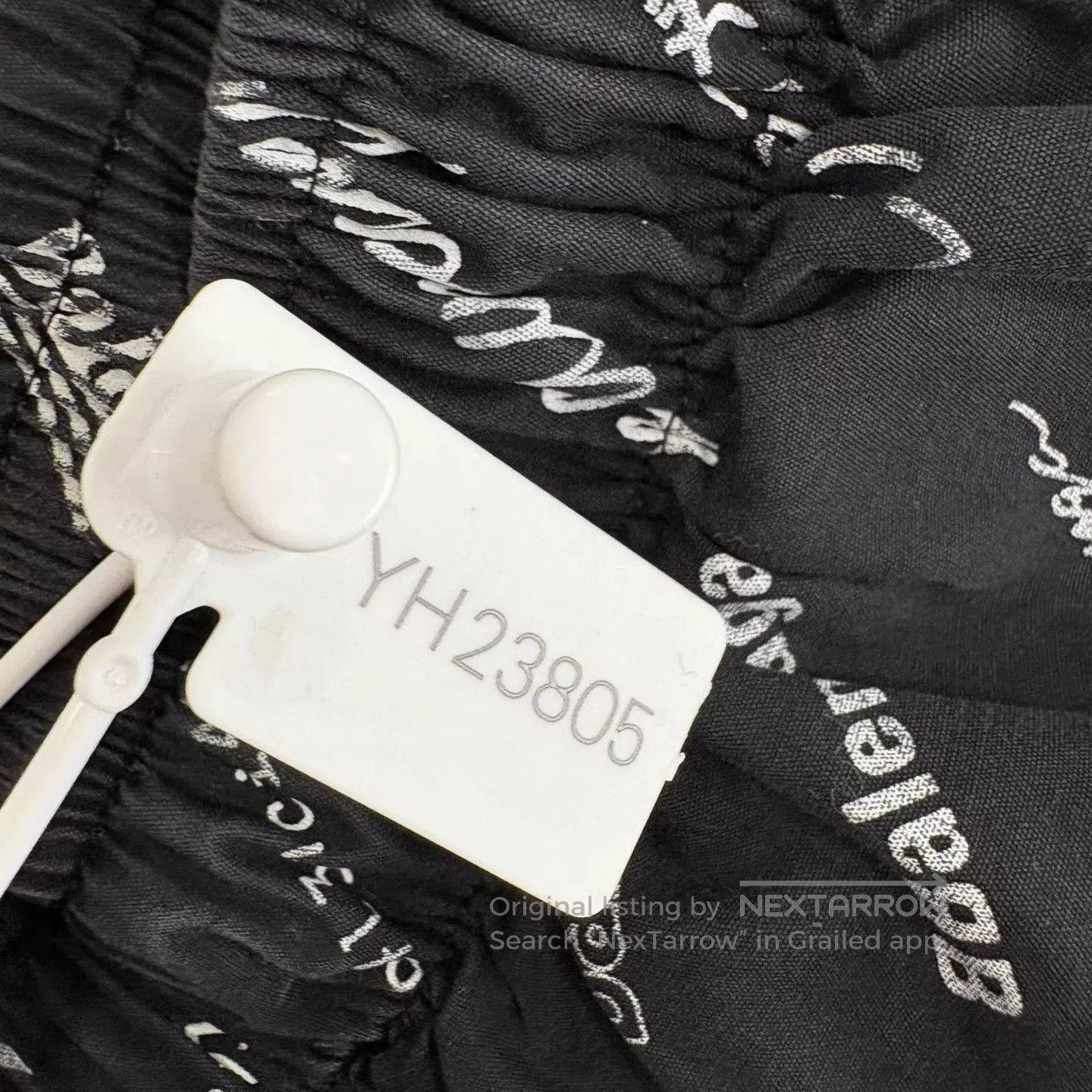 Balenciaga Black Printed Casual Shorts. Size US 28 / EU 44 - 9 Thumbnail