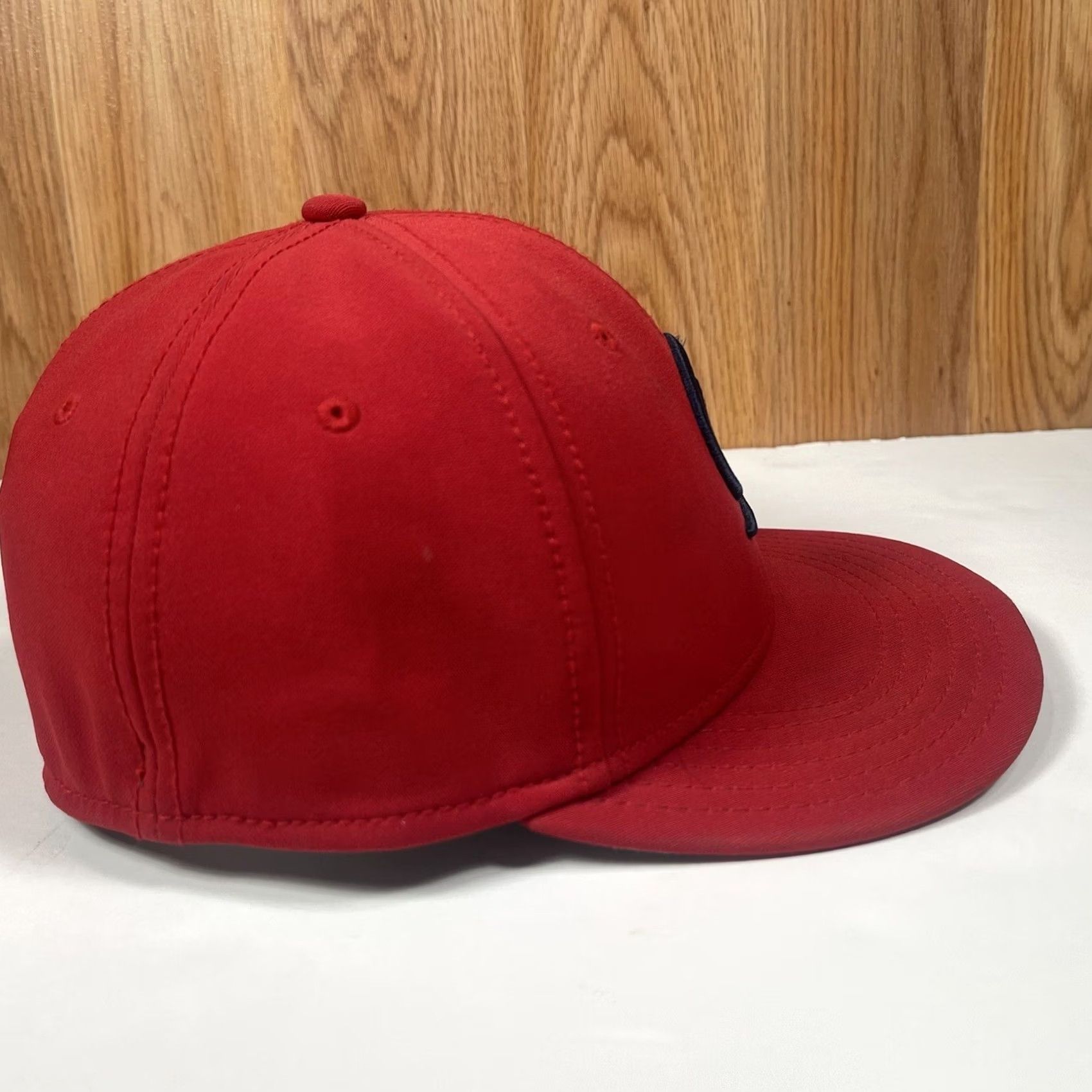 Under Armour Under Armour Hat Adult S Red USB600 Stretch Fitted Baseball Cap Size ONE SIZE - 6 Thumbnail