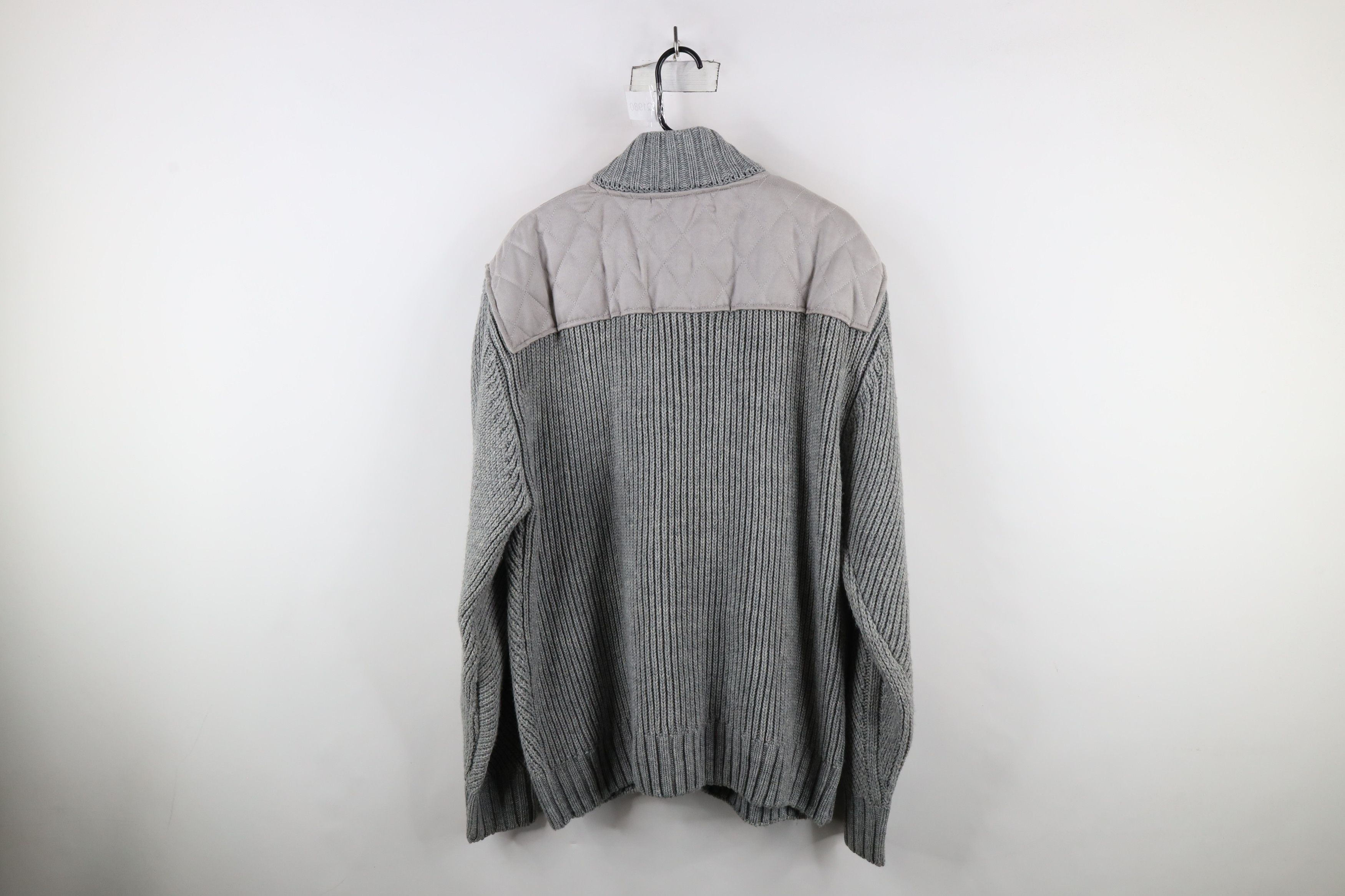 Vintage Vintage 90s Streetwear Toggle Button Knit Full Zip Sweater Size US XXL / EU 58 / 5 - 9 Thumbnail