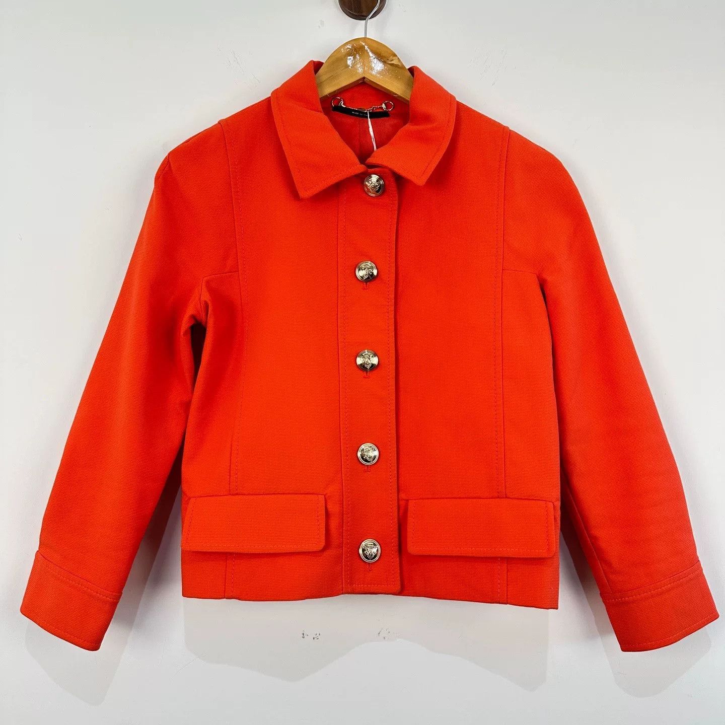 Gucci Gucci Orange Cashmere Coat for Women Size S / US 4 / IT 40 - 1 Thumbnail