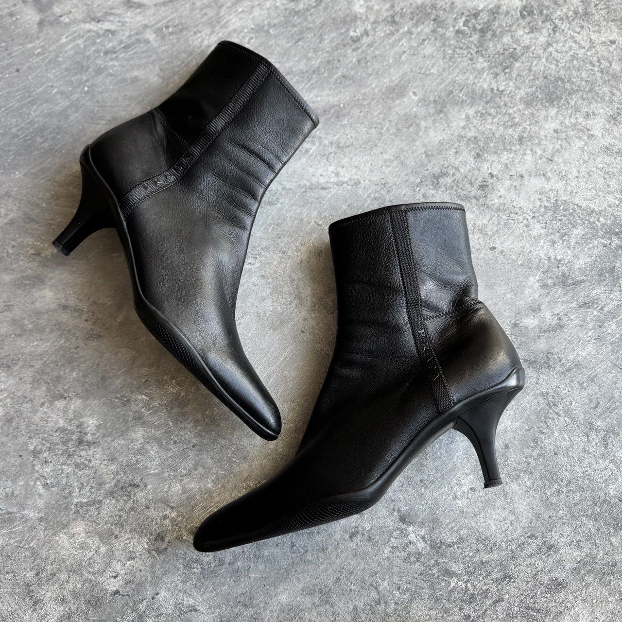 Prada Prada Leather Ankle Boots Size US 8 / IT 38 - 1 Thumbnail