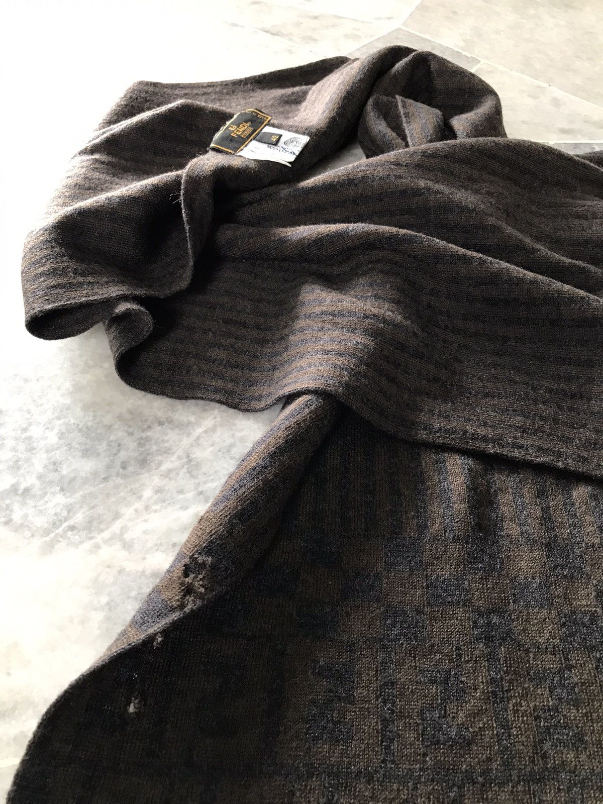Fendi × Vintage Fendi Wool Muffler Scarf Size 42 Size ONE SIZE - 9 Thumbnail