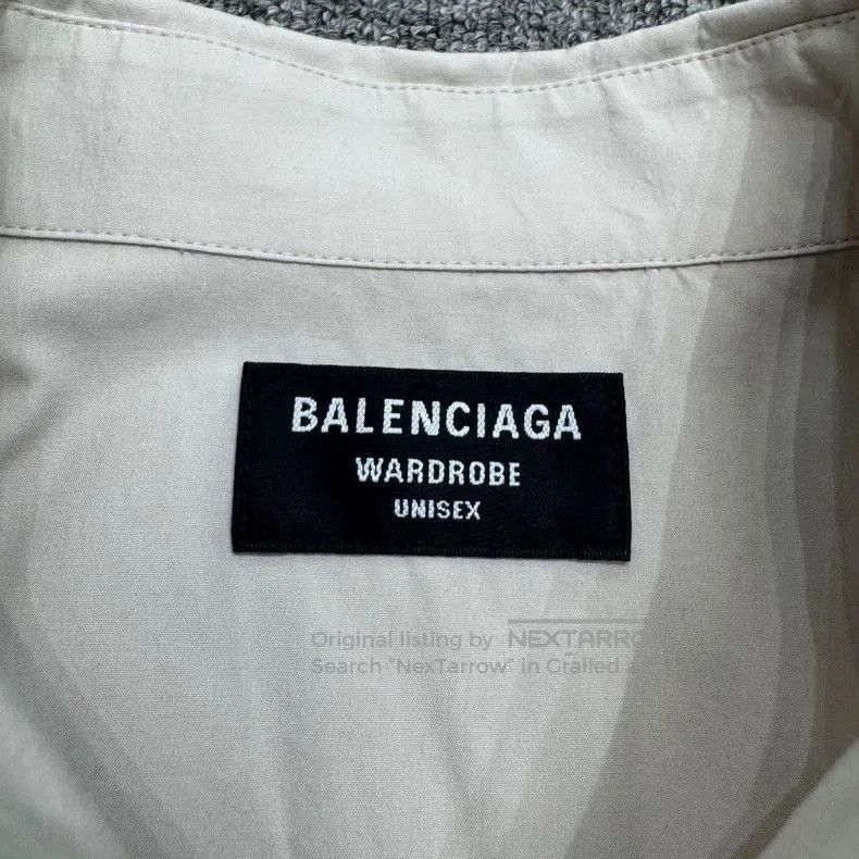 Balenciaga Balenciaga Double Logo Embroidered Shirt. Size US XL / EU 56 / 4 - 2 Thumbnail