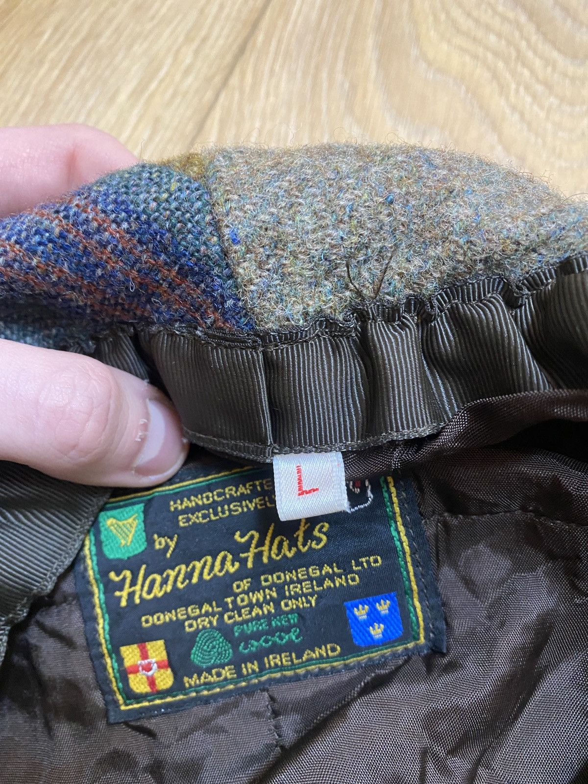 Donegal Tweed × Vintage Ultra rare Vintage hanna patchwork hats of Donegal Tweed Size ONE SIZE - 4 Thumbnail