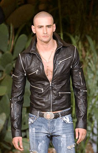 Dolce & Gabbana SS2002 Dolce & Gabbana Black Multi Zips Biker Leather Jacket with Detachable Sleeves Size US M / EU 48-50 / 2 - 2 Thumbnail