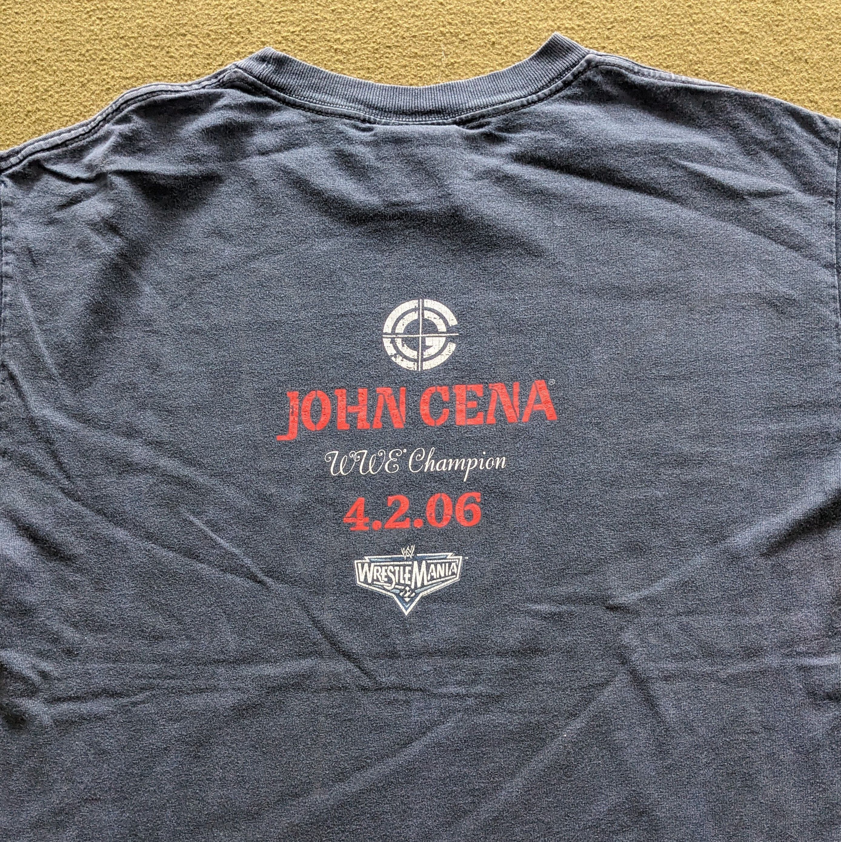 Vintage Vintage JOHN CENA WWE Wrestling T-shirt Size US M / EU 48-50 / 2 - 4 Thumbnail