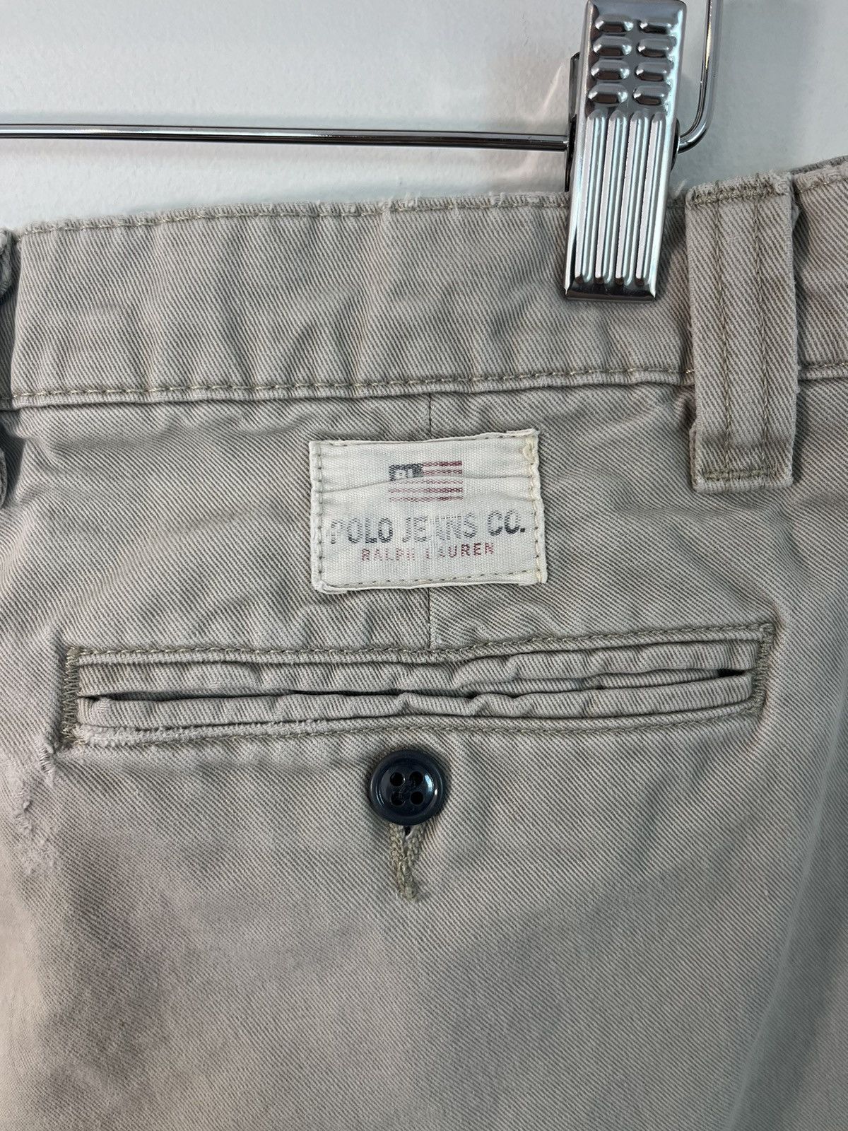 Polo Ralph Lauren Vintage Thrashed Polo Ralph Lauren Wide Leg Pants Size US 33 - 7 Thumbnail