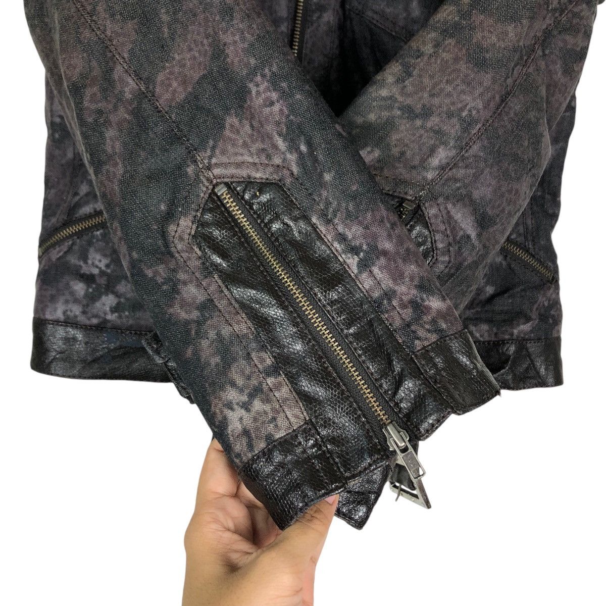 Japanese Brand 🔥Vintage Biker Jacket Bondage Design Embroidered Cat Size US M / EU 48-50 / 2 - 15 Thumbnail