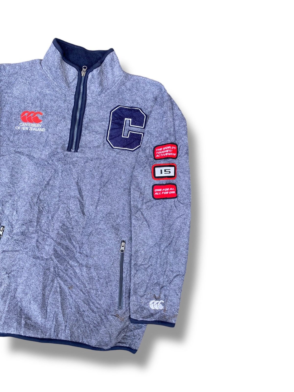Canterbury of New Zealand × Vintage Canterbury of New Zealand Steinlager Half Zipper Fleece. #E7 Size US L / EU 52-54 / 3 - 4 Thumbnail