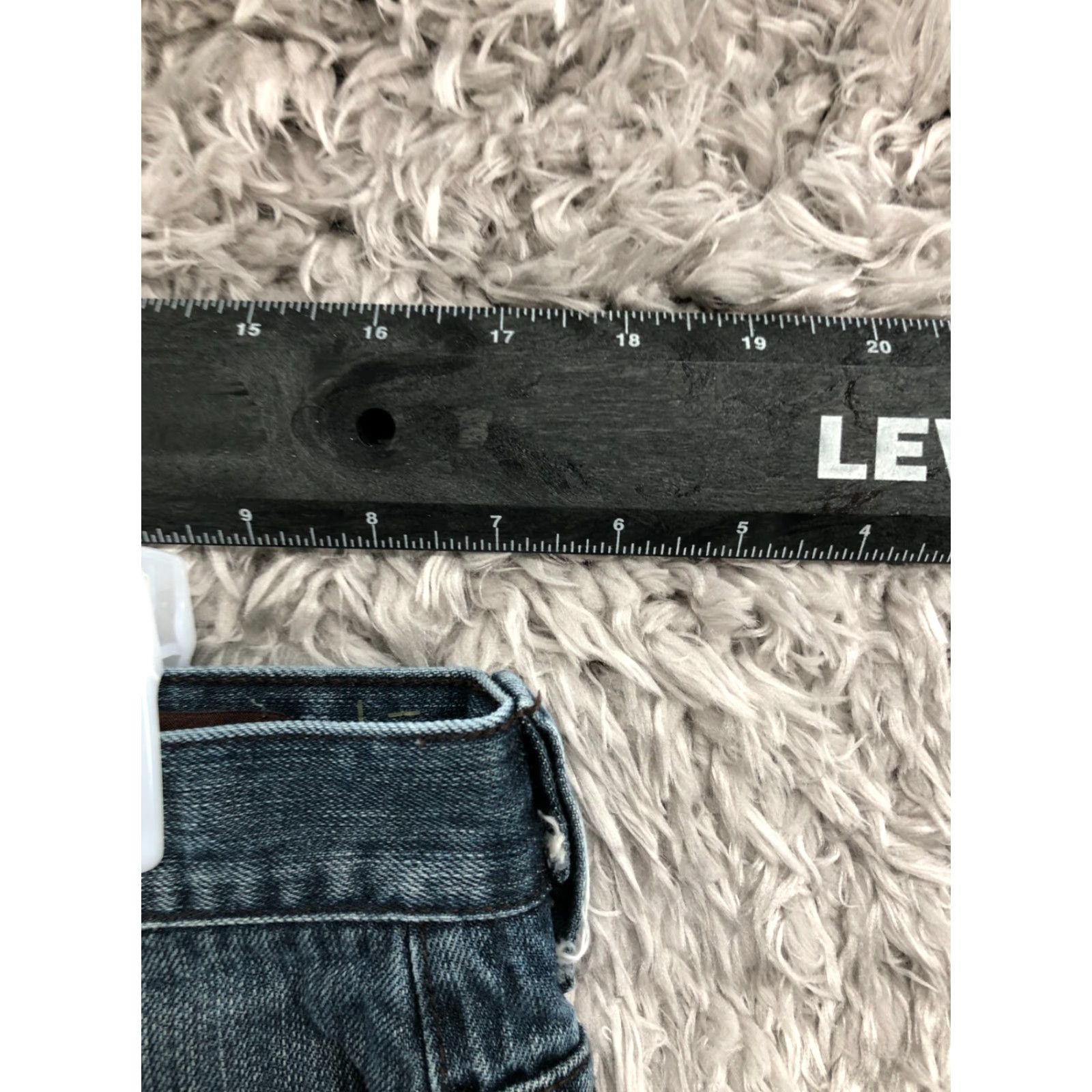 Perry Ellis Perry Ellis Jeans 34x32 Mens Dark Wash Blue Denim Mid Rise Straight Leg 5-Pocket 34 Regular Blue Size US 34 / EU 50 - 2 Thumbnail