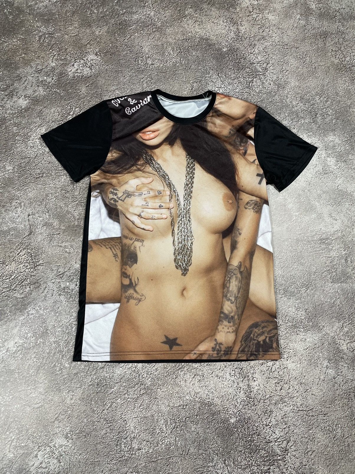 Vintage Vintage ADULT “ SEXY TITS TATTO GIRL PORNO STYLE“ SLOGAN Tee |  Grailed