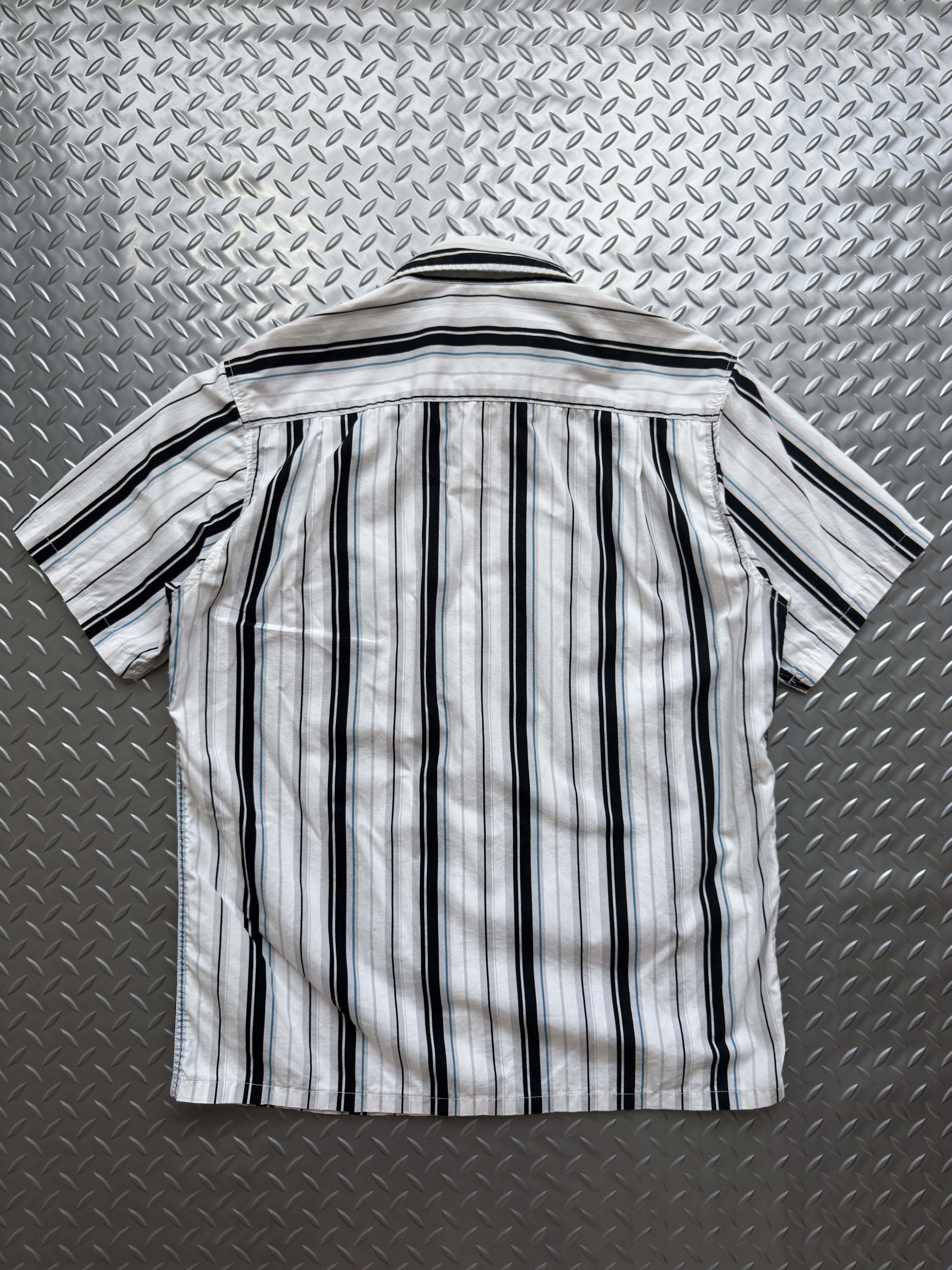 PPFM PPFM Striped Short-Sleeve Button-Up Shirt Size US L / EU 52-54 / 3 - 6 Thumbnail
