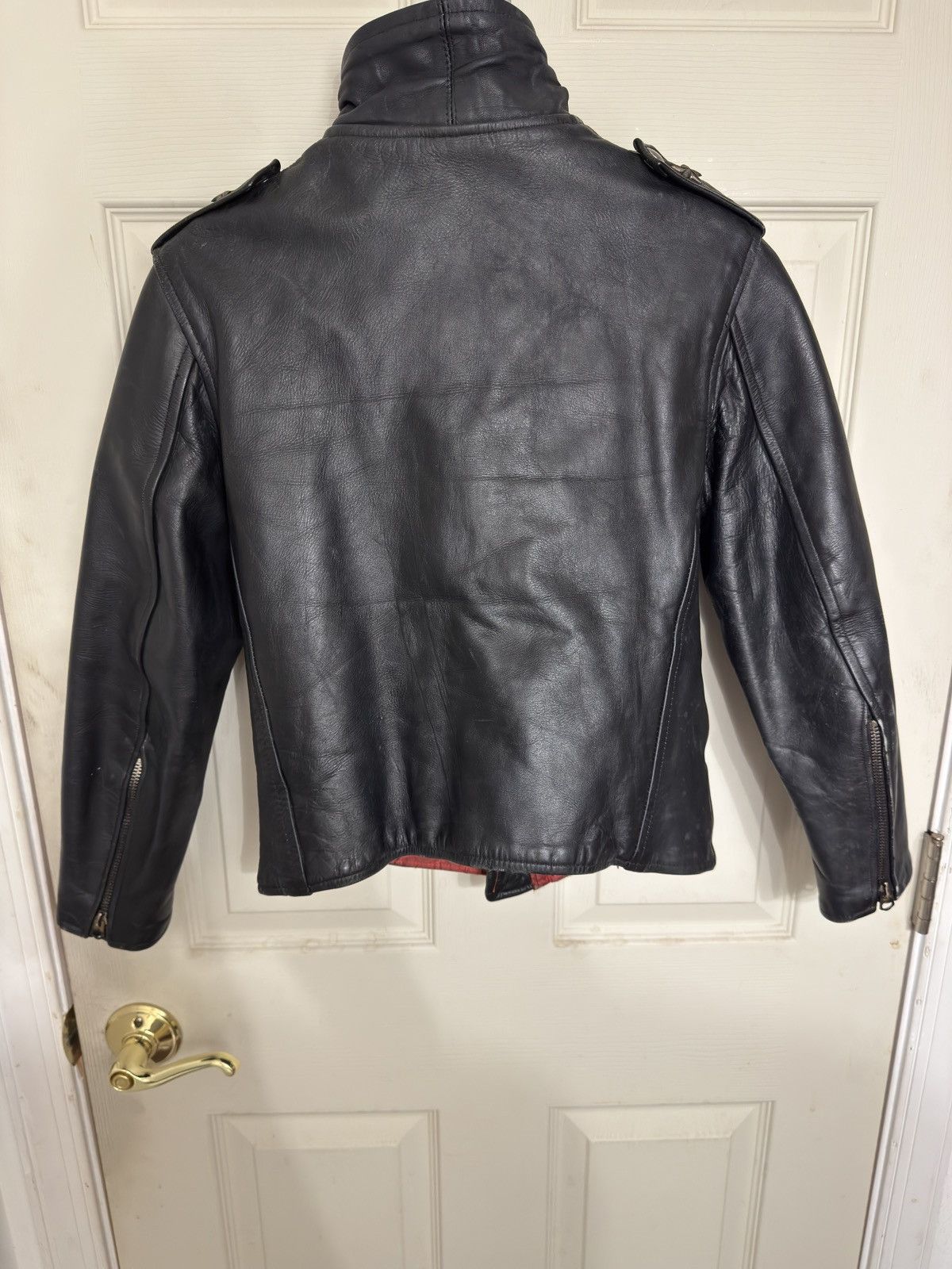Vintage Rare 50s Guide Master by Wolf of Boston Leather Jacket Size XS / US 0-2 / IT 36-38 - 4 Thumbnail