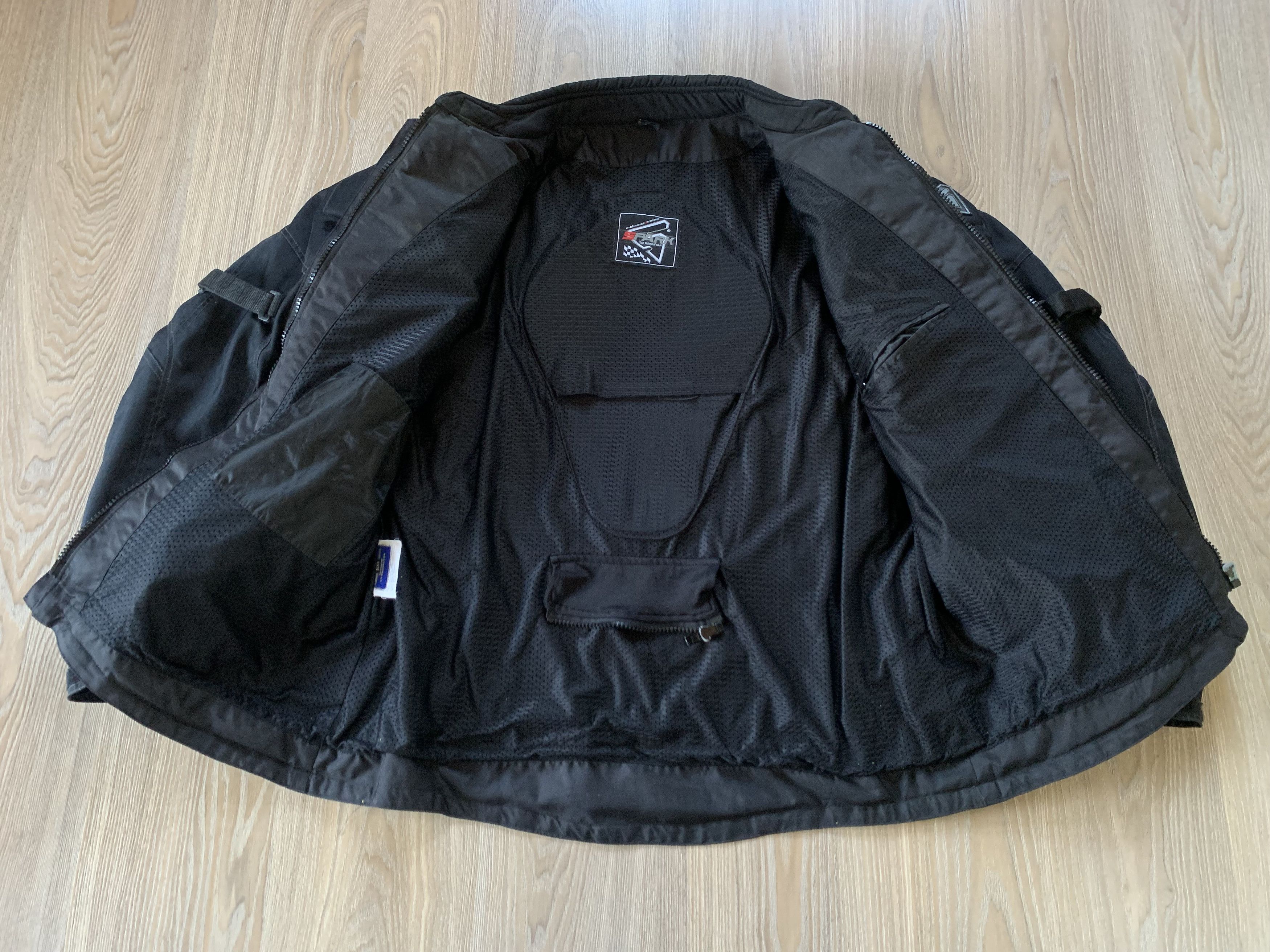 Sports Specialties Spark Top Gear Mens Textile Racing Black Motorcycle Jacket Size US XXL / EU 58 / 5 - 4 Thumbnail