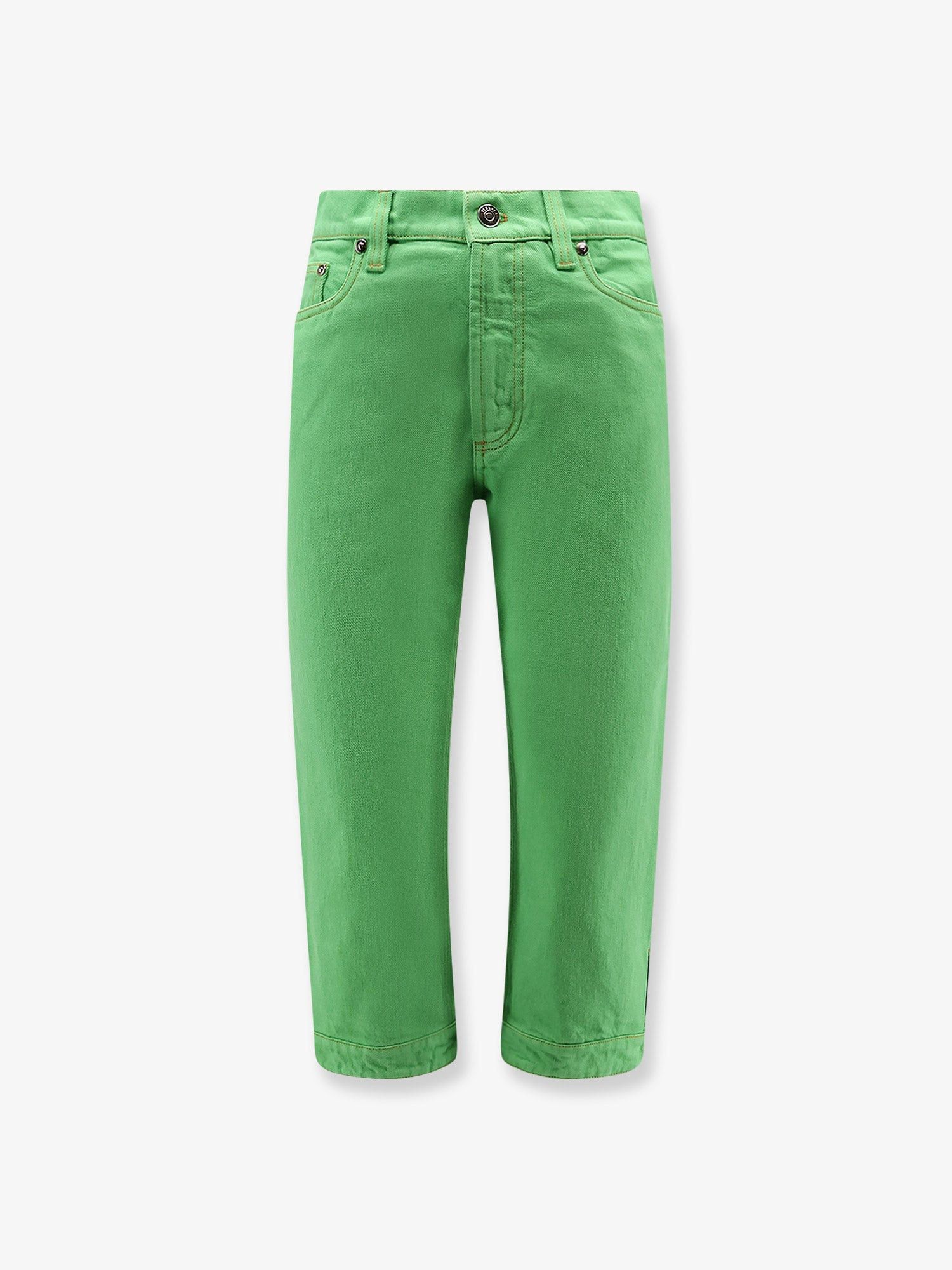 Versace Non-Stretch Cotton Trousers Size 27" / US 4 / IT 40 - 1 Thumbnail