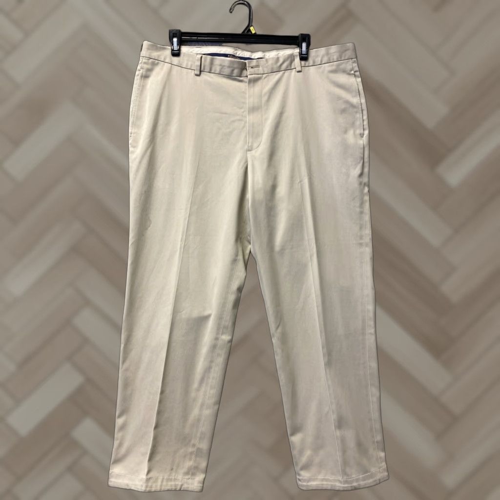 Brooks Brothers BROOKS BROTHERS Chino Pants 42x32 Beige Clark Fit Advantage Casual Business Mens Size US 42 / EU 58 - 1 Thumbnail