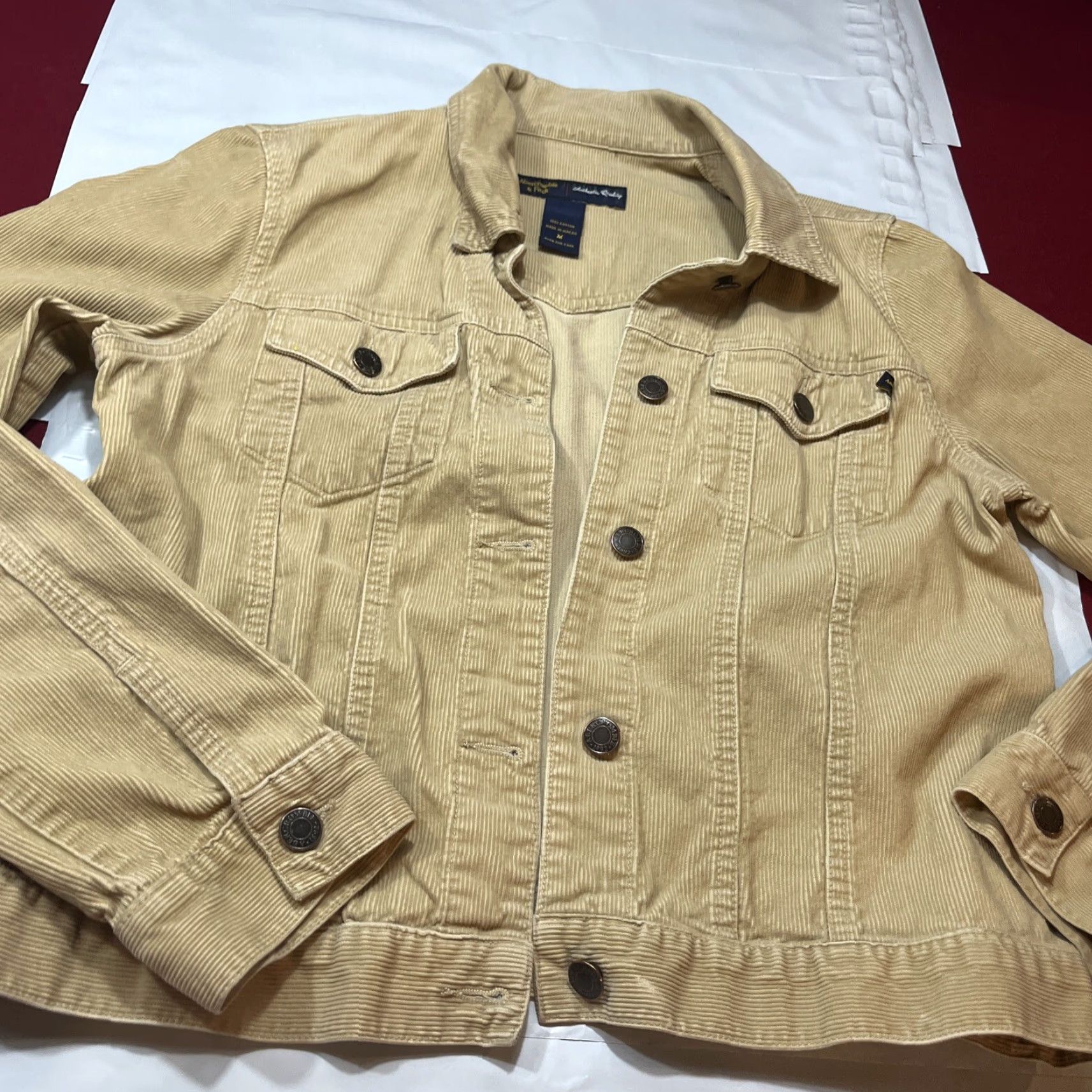 Abercrombie & Fitch VINTAGE Abercrombie & Fitch Tan Corduroy Jacket Button Front 90’s Western Womens M Size M / US 6-8 / IT 42-44 - 7 Thumbnail