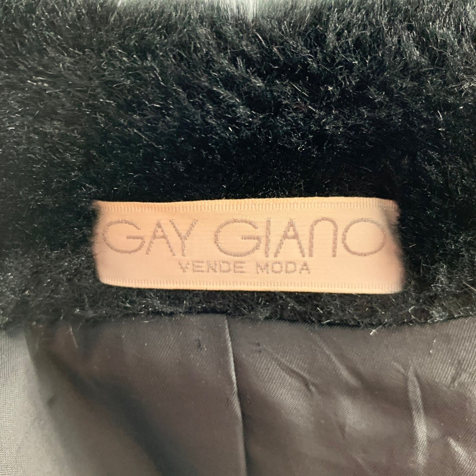 Other GAY GIANO Size 36 Black Solid Wool Blend Notch Lapel Coat Size US S / EU 44-46 / 1 - 5 Thumbnail