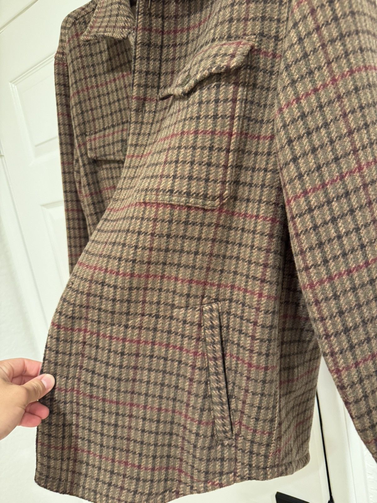 Wallace & Barnes Wallace & Barnes double cloth wool blend shirt jacket Size US L / EU 52-54 / 3 - 4 Thumbnail