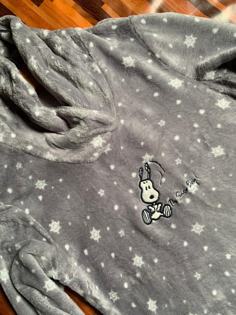 Vintage p4 PEANUTS SNOOPY x GU Fur Fleece Size US S / EU 44-46 / 1 - 8 Thumbnail