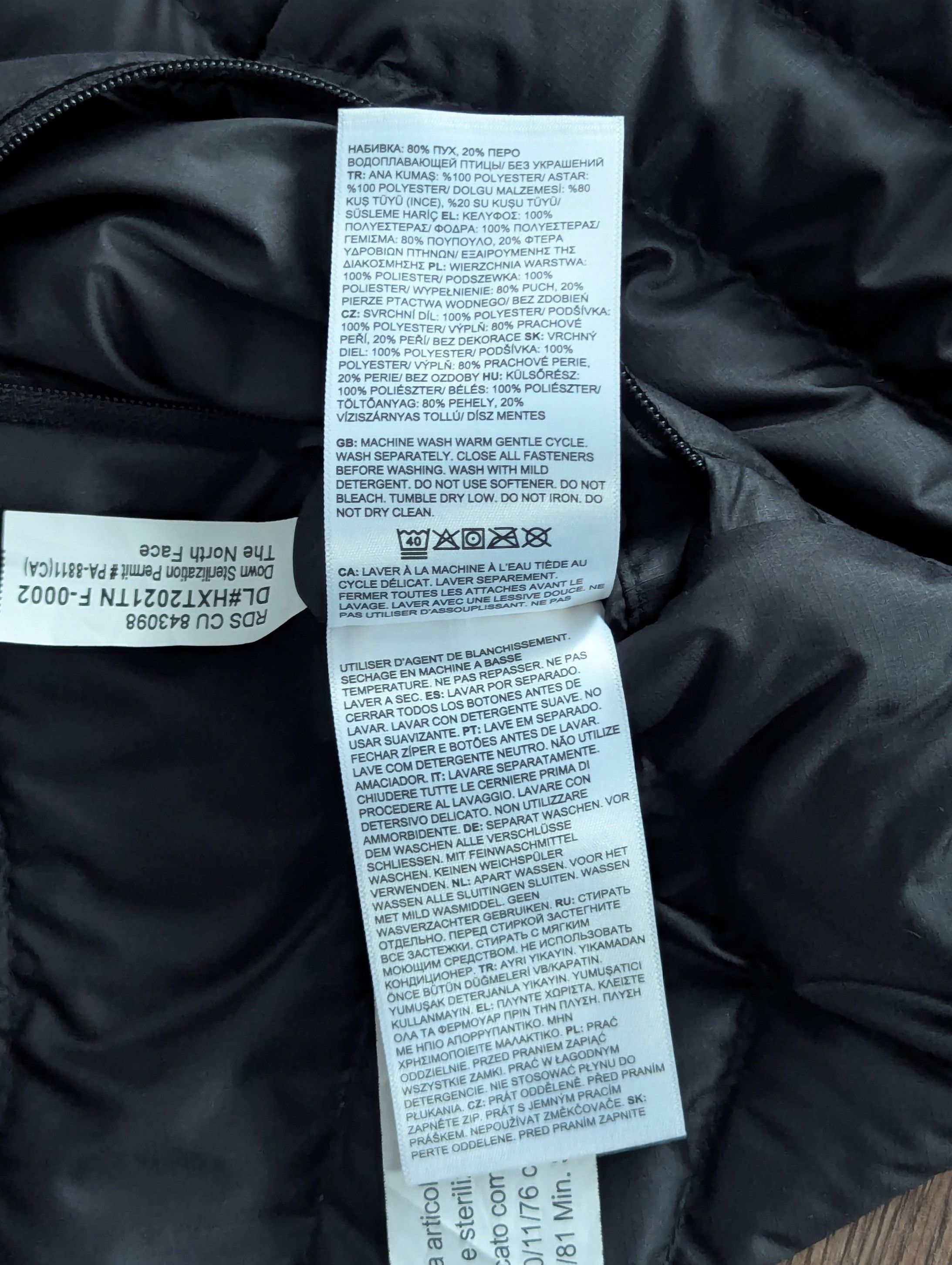 The North Face The North Face 550 Down Hooded Jacket Size S Casual Outdoor Size US S / EU 44-46 / 1 - 13 Thumbnail