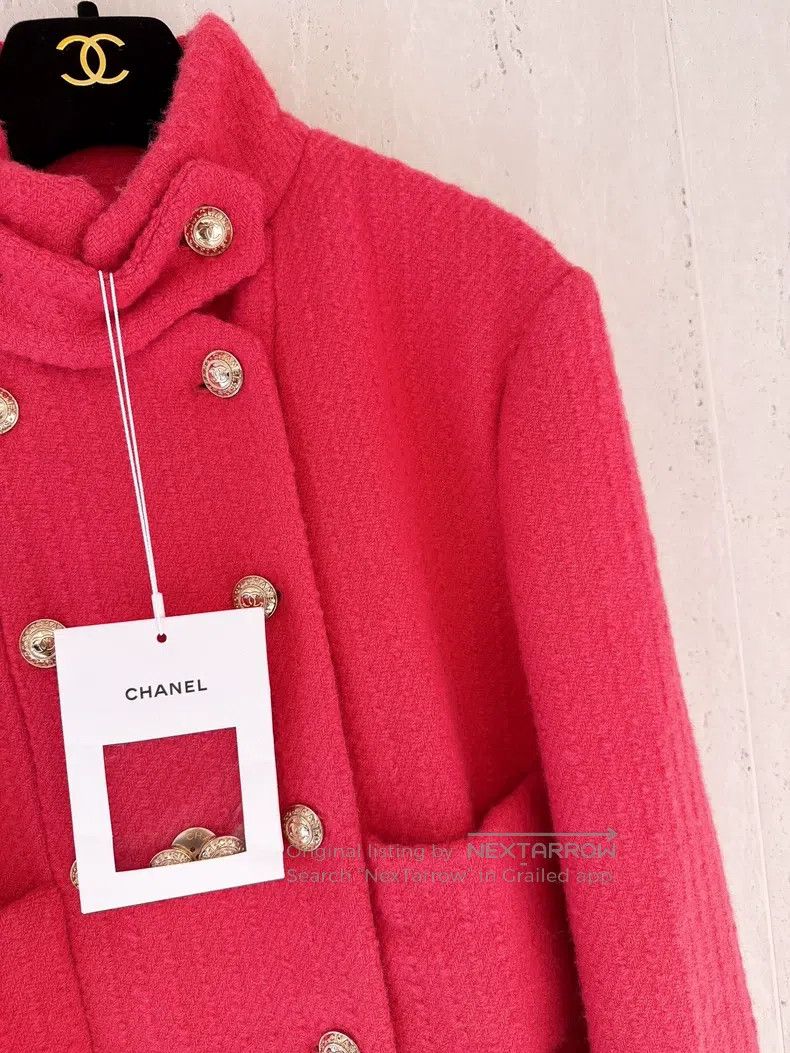 Chanel Chanel 20K equestrian series red double-breasted tweed jac Size XS / US 0-2 / IT 36-38 - 3 Thumbnail