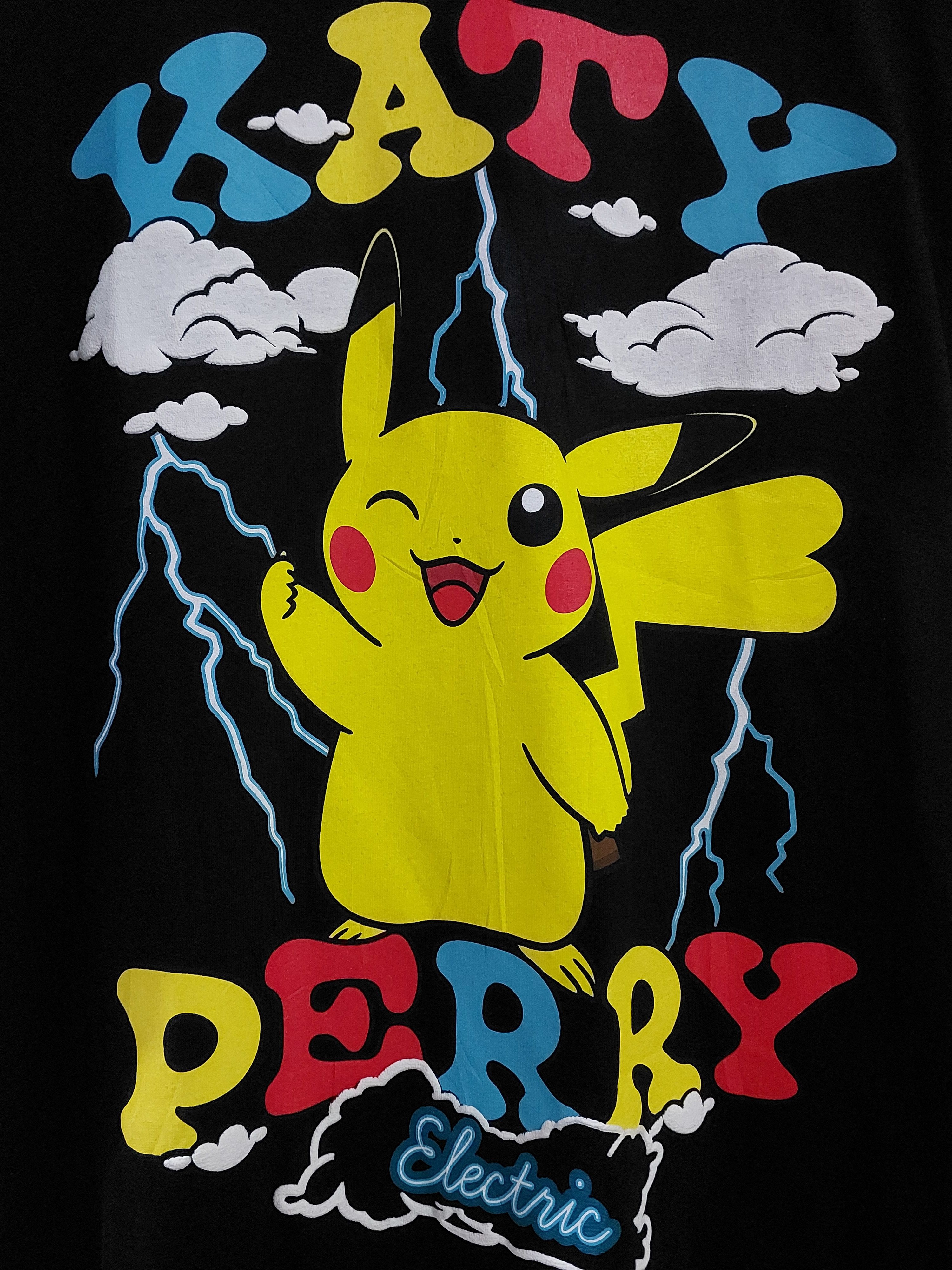 Anime × Nintendo × Pokemon POKEMON X KATY PERRY SINGLE PROMO ELECTRIC TSHIRT Size US M / EU 48-50 / 2 - 5 Thumbnail