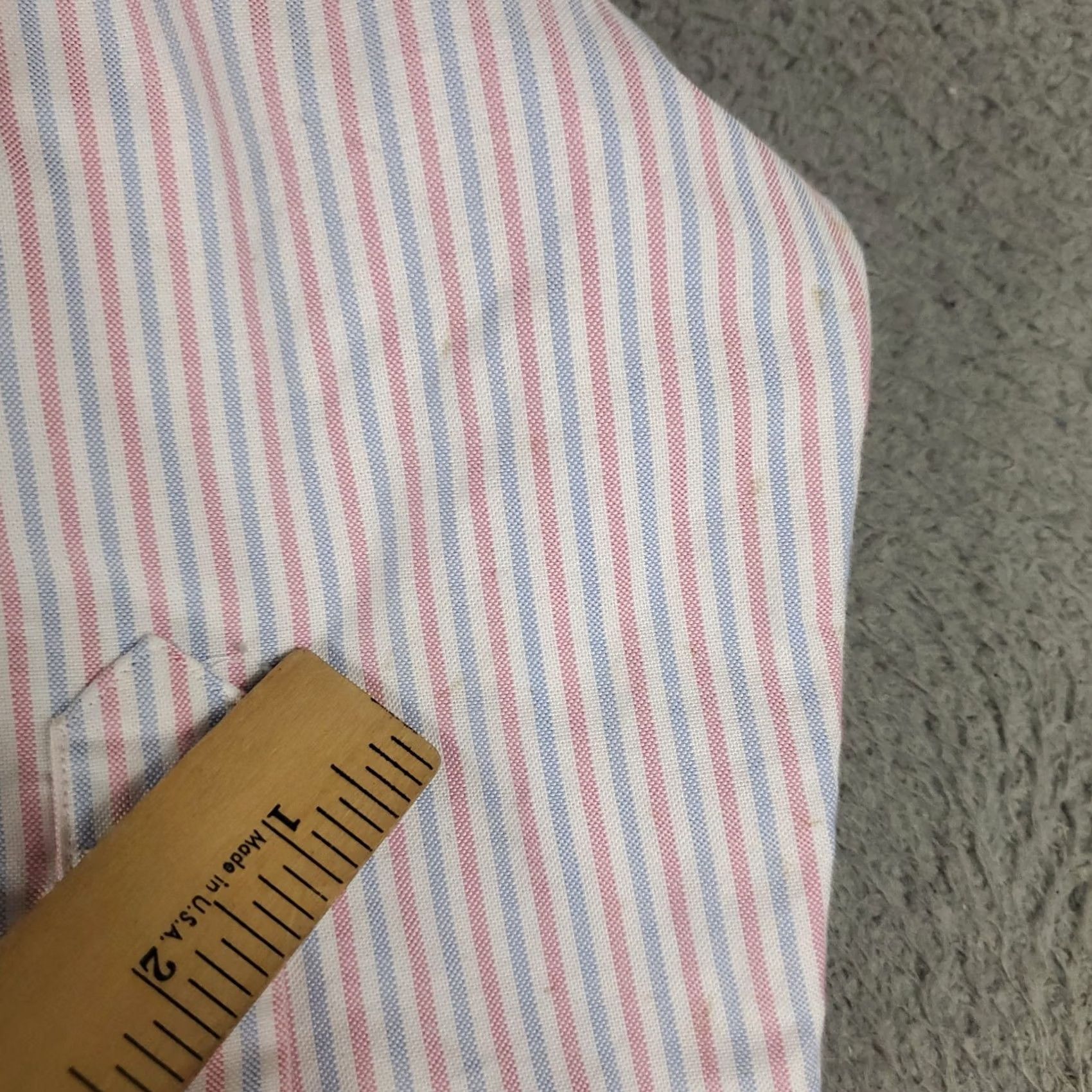 Brooks Brothers Brooks Brothers Shirt Mens 17 Pink Striped Regent Dress Button Up Long Sleeve Regular Cotton 100% Mens Dress Shirt Size 46R - 5 Thumbnail