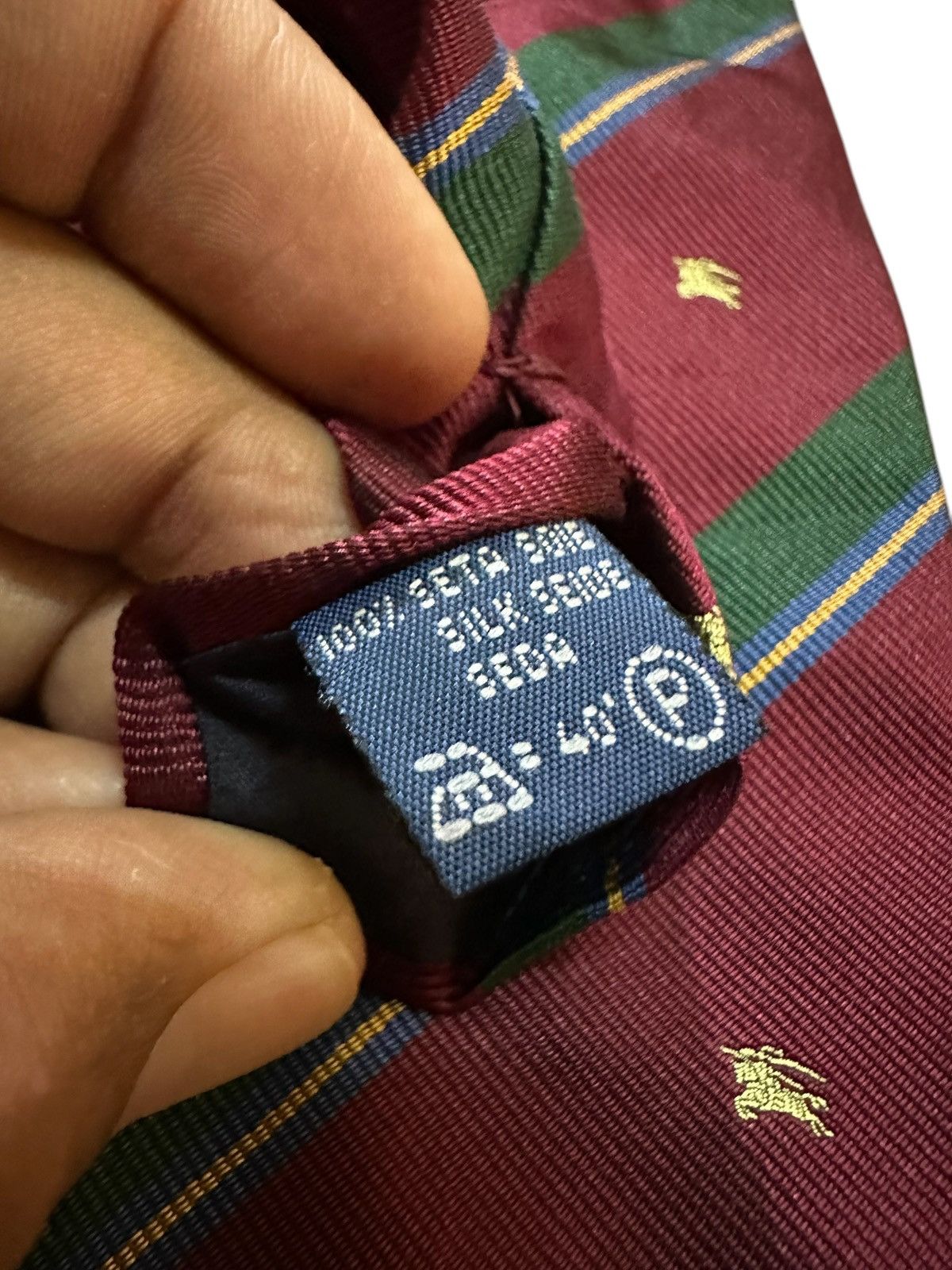 Burberry × Vintage vintage 90s burberrys ties silk Size ONE SIZE - 5 Thumbnail