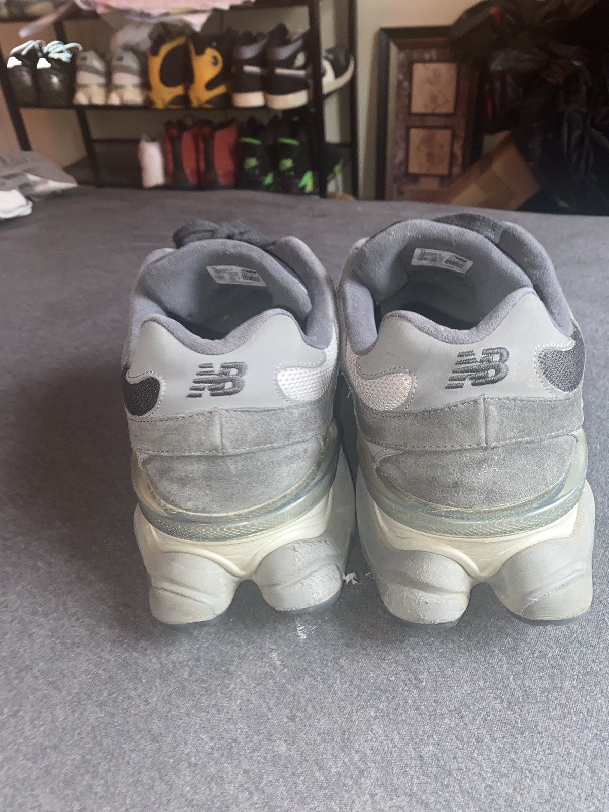 New Balance Black and grey new balance 9060 Size US 12 / EU 45 - 10 Thumbnail