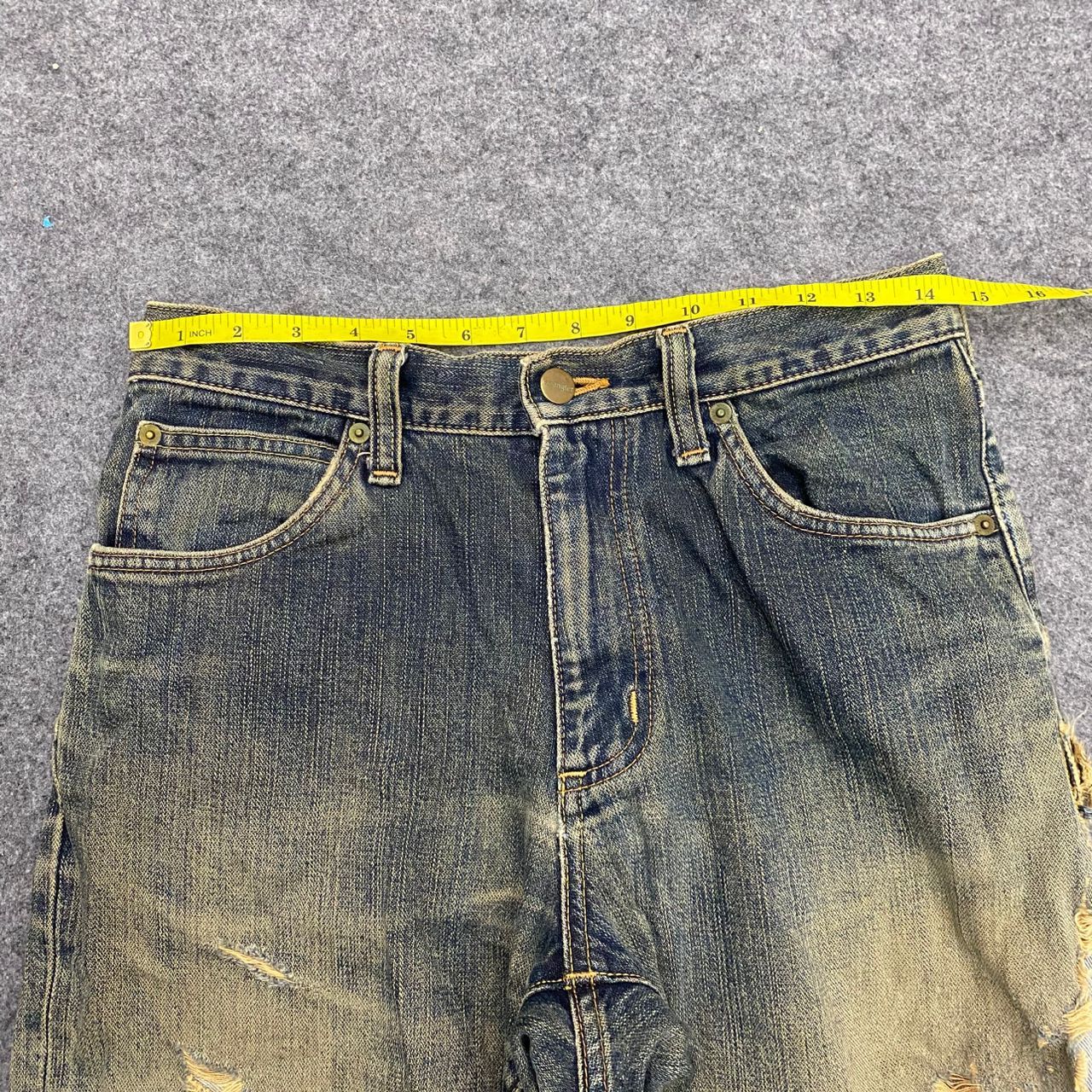 Wrangler 💥Best Offer💥Vintage Wrangler Distressed Denim Size US 29 - 4 Thumbnail