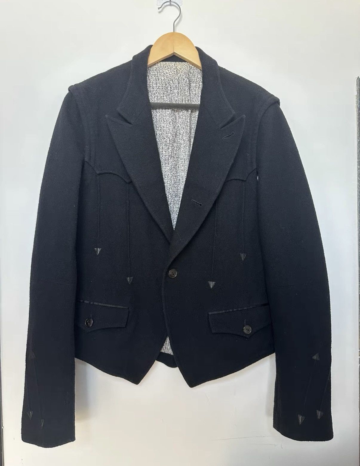 Number (N)ine Number (N)ine 07AW Love God Murder Suit Jacket Size US L / EU 52-54 / 3 - 1 Thumbnail