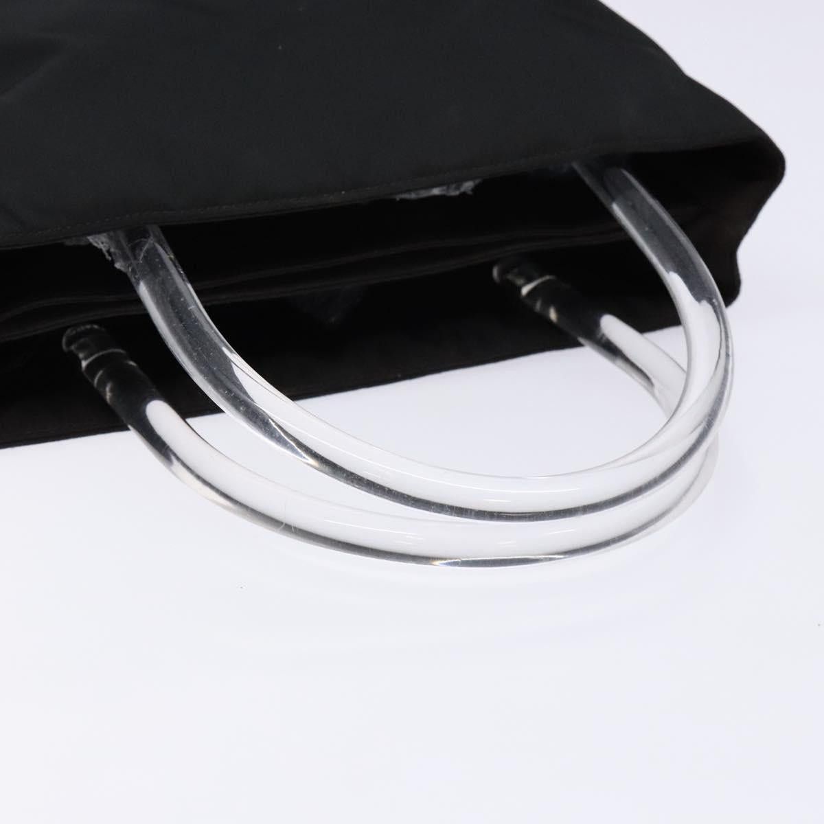 Prada PRADA Hand Bag Nylon Black Silver Size ONE SIZE - 7 Thumbnail
