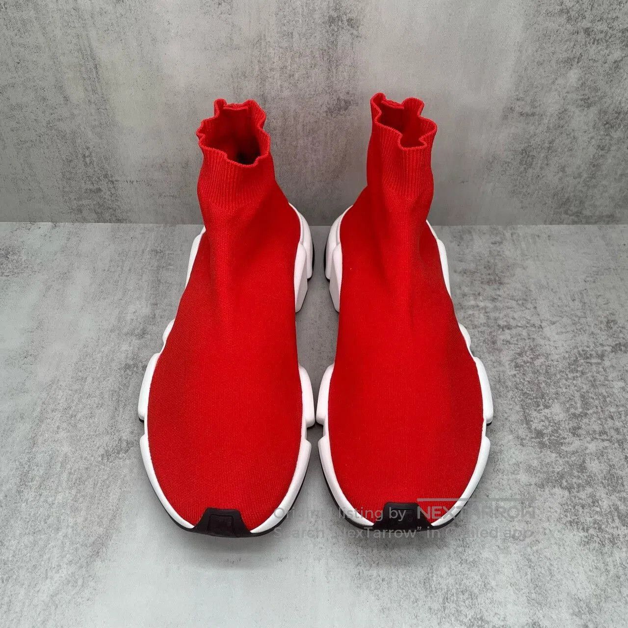 Balenciaga Balenciaga Red Sock Sneakers Size 41. Size US 8 / EU 41 - 4 Thumbnail