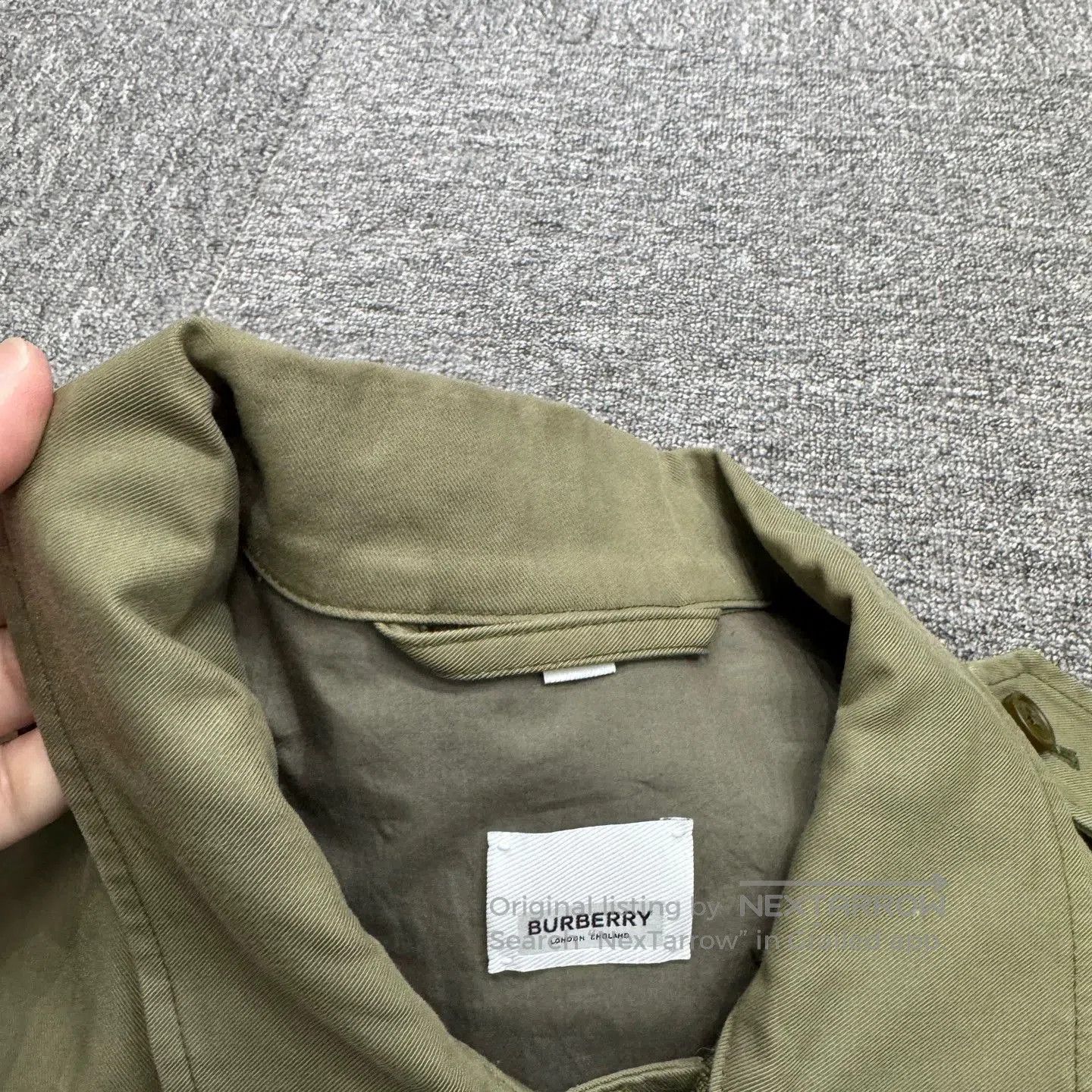 Burberry Green Utility Jacket with Pockets - Size L. Size US L / EU 52-54 / 3 - 3 Thumbnail