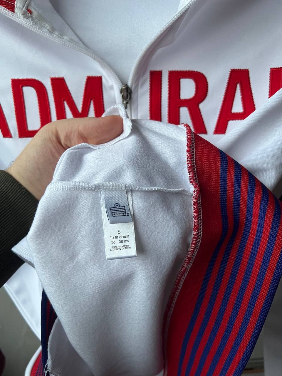 Vintage 1980 ENGLAND TEAM REMAKE TRAINING SOCCER FOOTBALL JACKET S Size US S / EU 44-46 / 1 - 10 Thumbnail